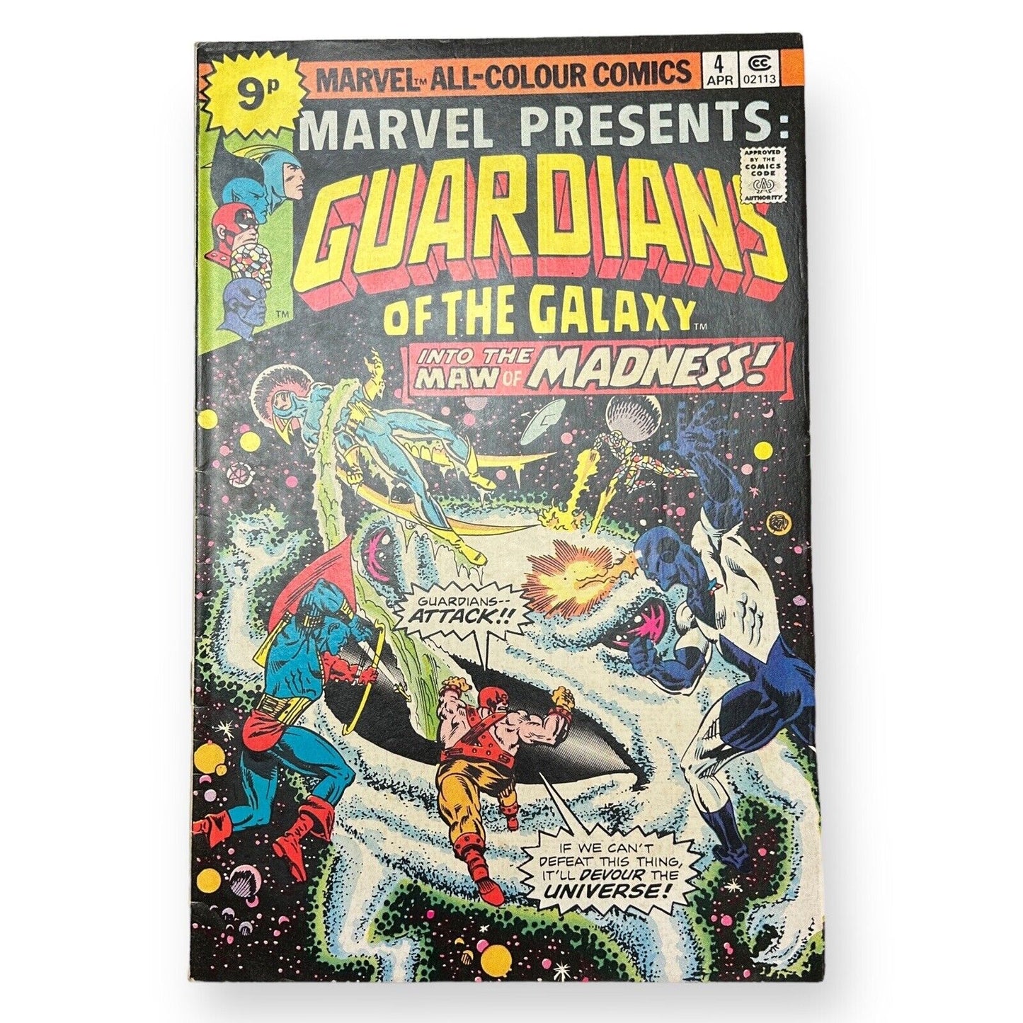 Marvel präsentiert Nr. 4 1976 Pence-Kopie / 🔑 Comic – Note 5,5 – 7,0