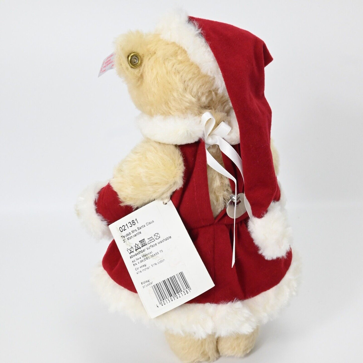 Steiff Mrs Santa Claus Musical Teddy Bear Limited Edition - 021381