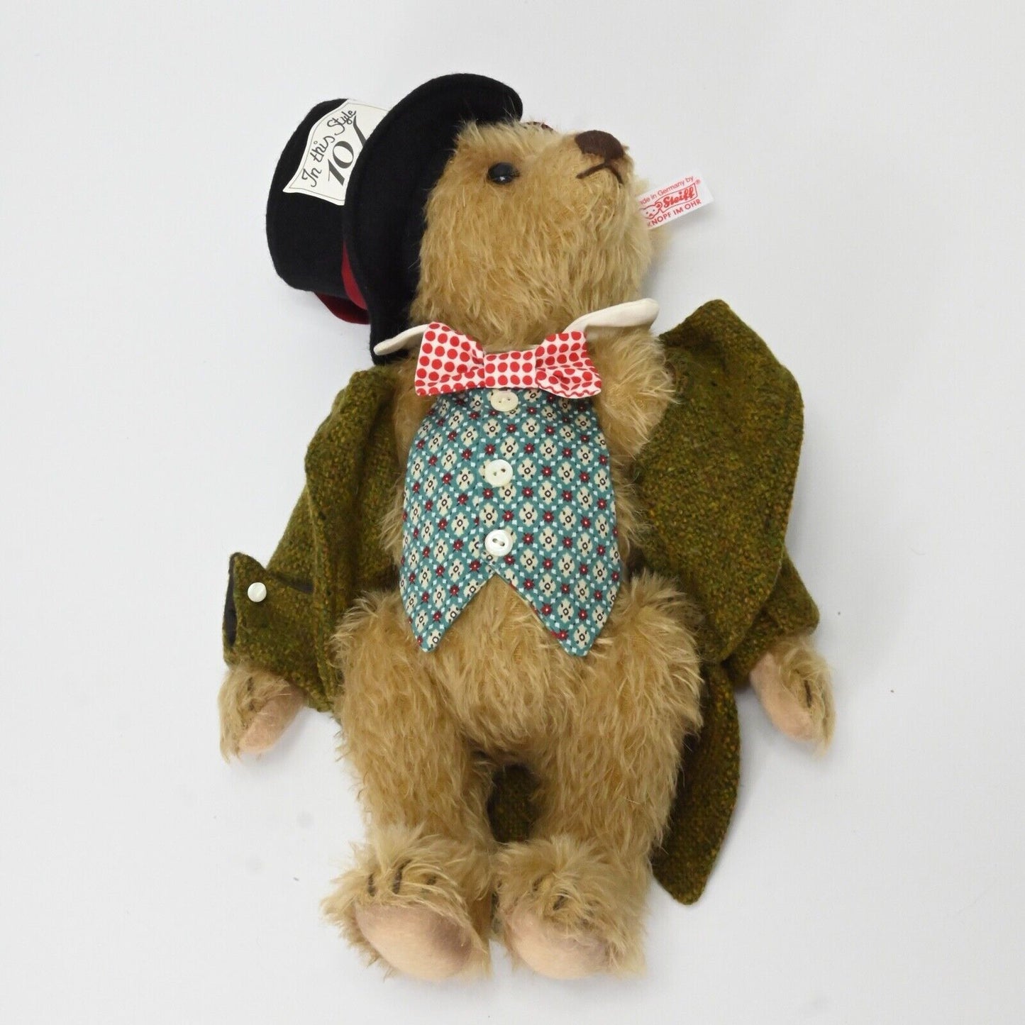 Steiff The Mad Hatter Teddy Bear - 034497 Limited Edition