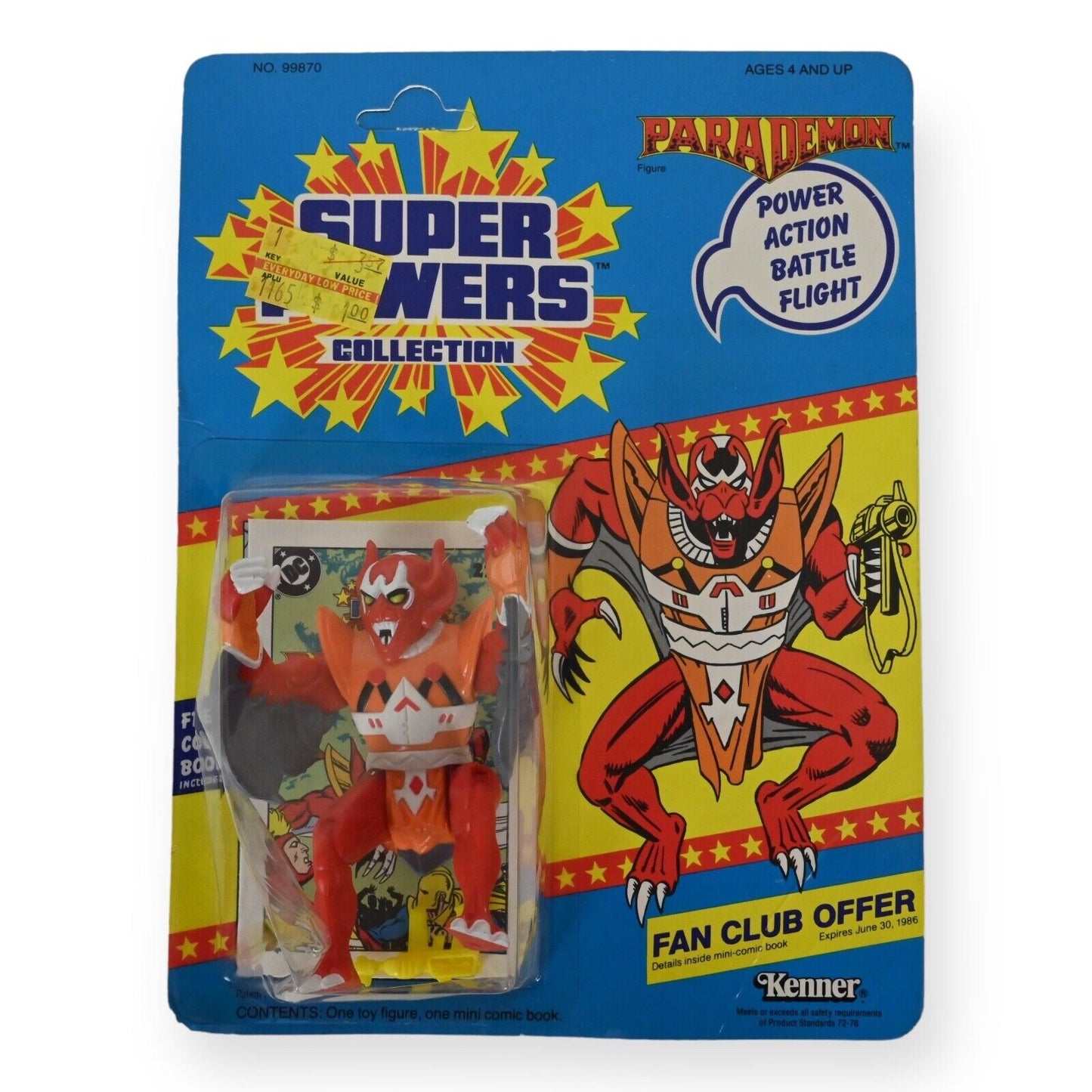 Kenner Super Powers Parademon Action Figure - 1985