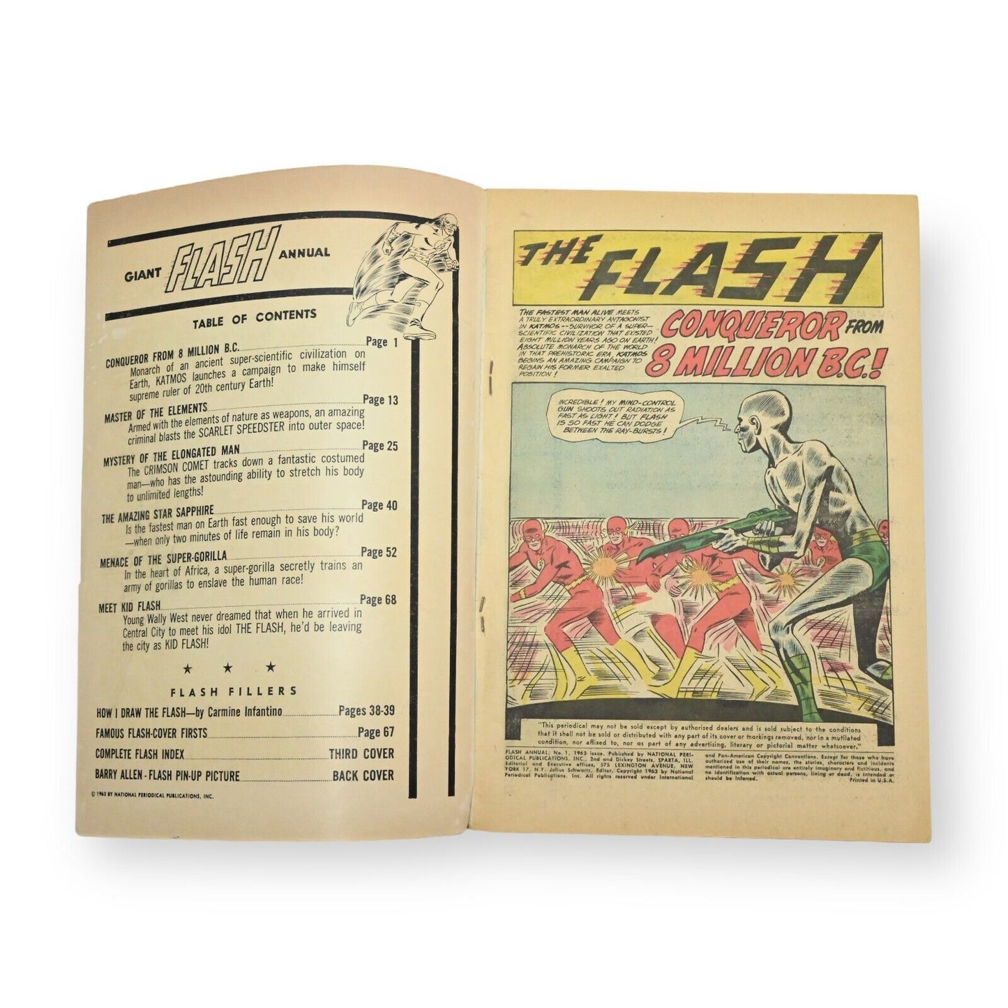 Flash Annual Nr. 1 (Note 2,5 - 4,0) / August 1963