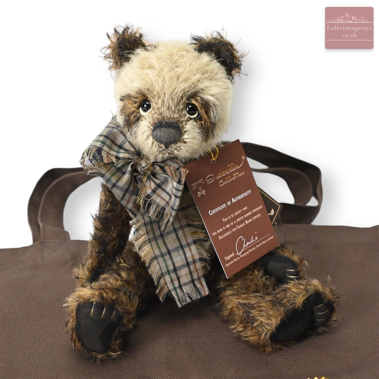 Charlie Bears Burdock Panda Bear - SJ 4541 Limited Ed of 400