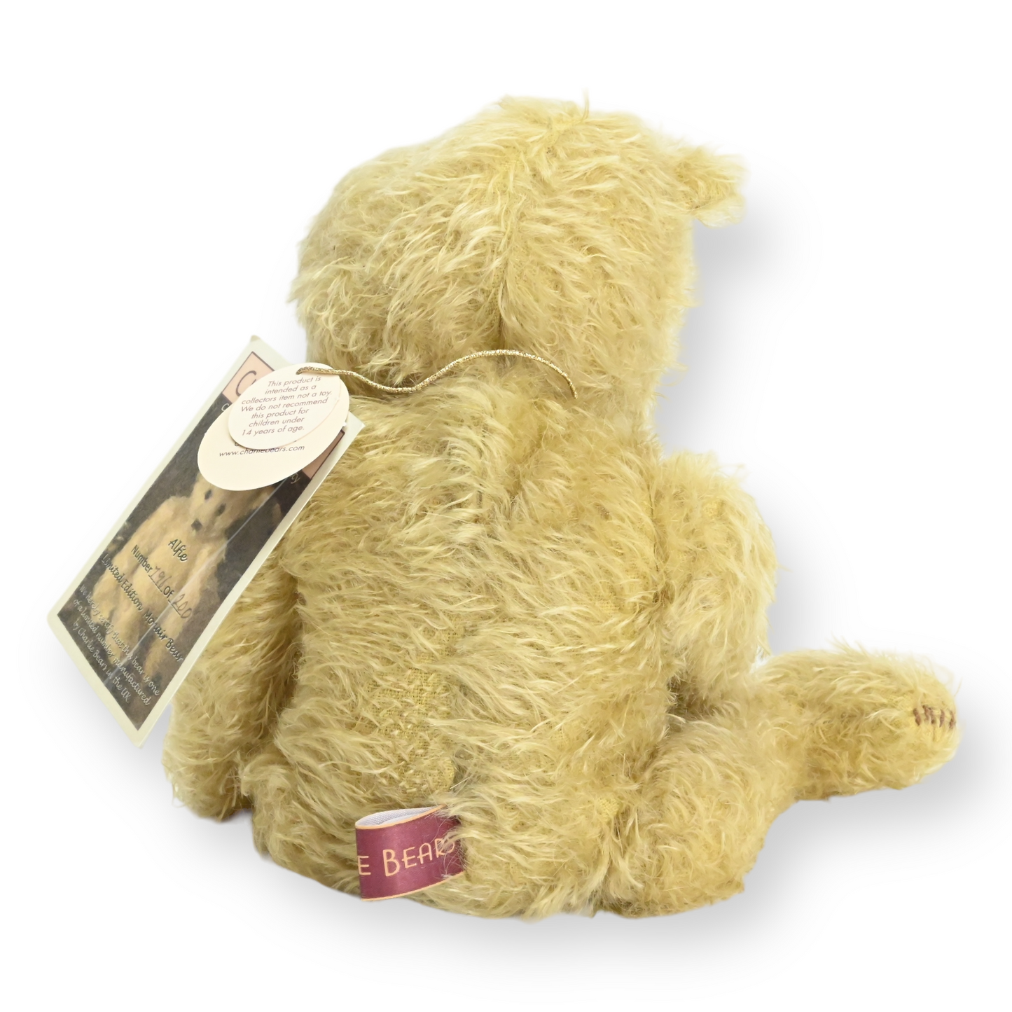 Charlie Bears Mohair Alfie Teddy Bear - CBM 16040, LE 196 / 200, 2006 - 2007