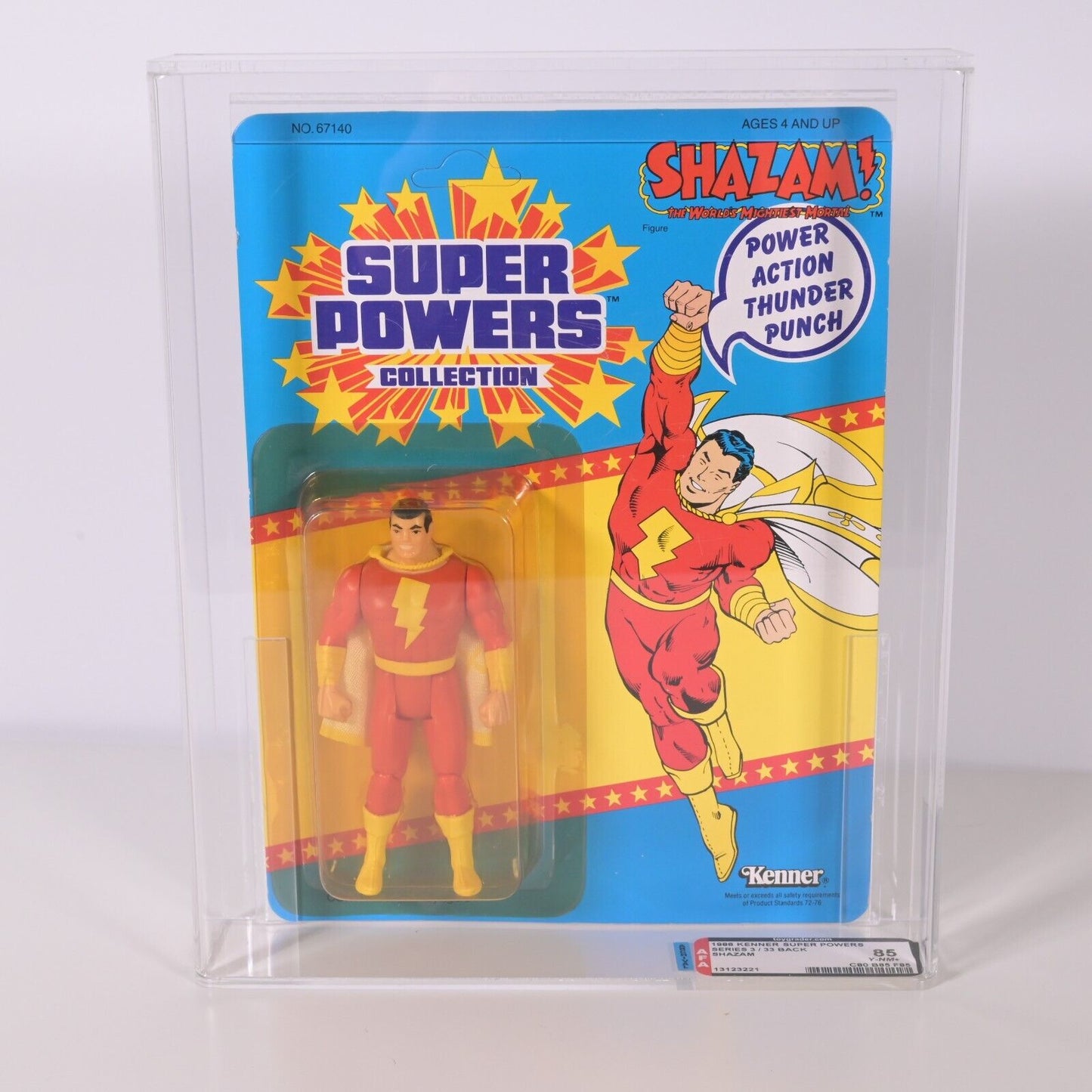 Kenner Super Powers Shazam AFA 85 Archival - 1986