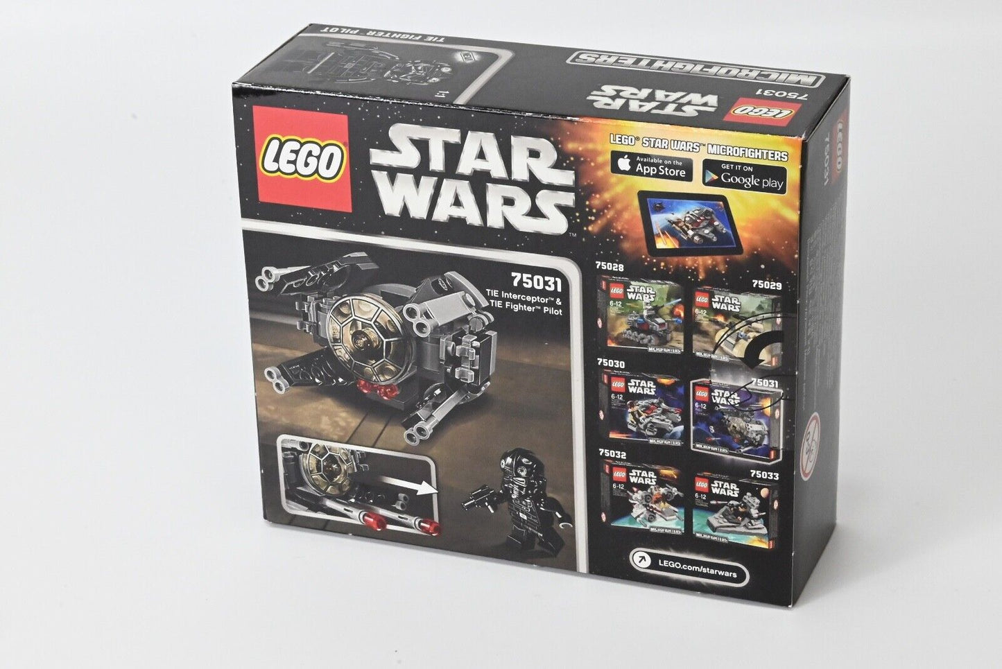 Lego Star Wars — 75031 — Tie Interceptor & Tie Pilot / Neu & Versiegelt