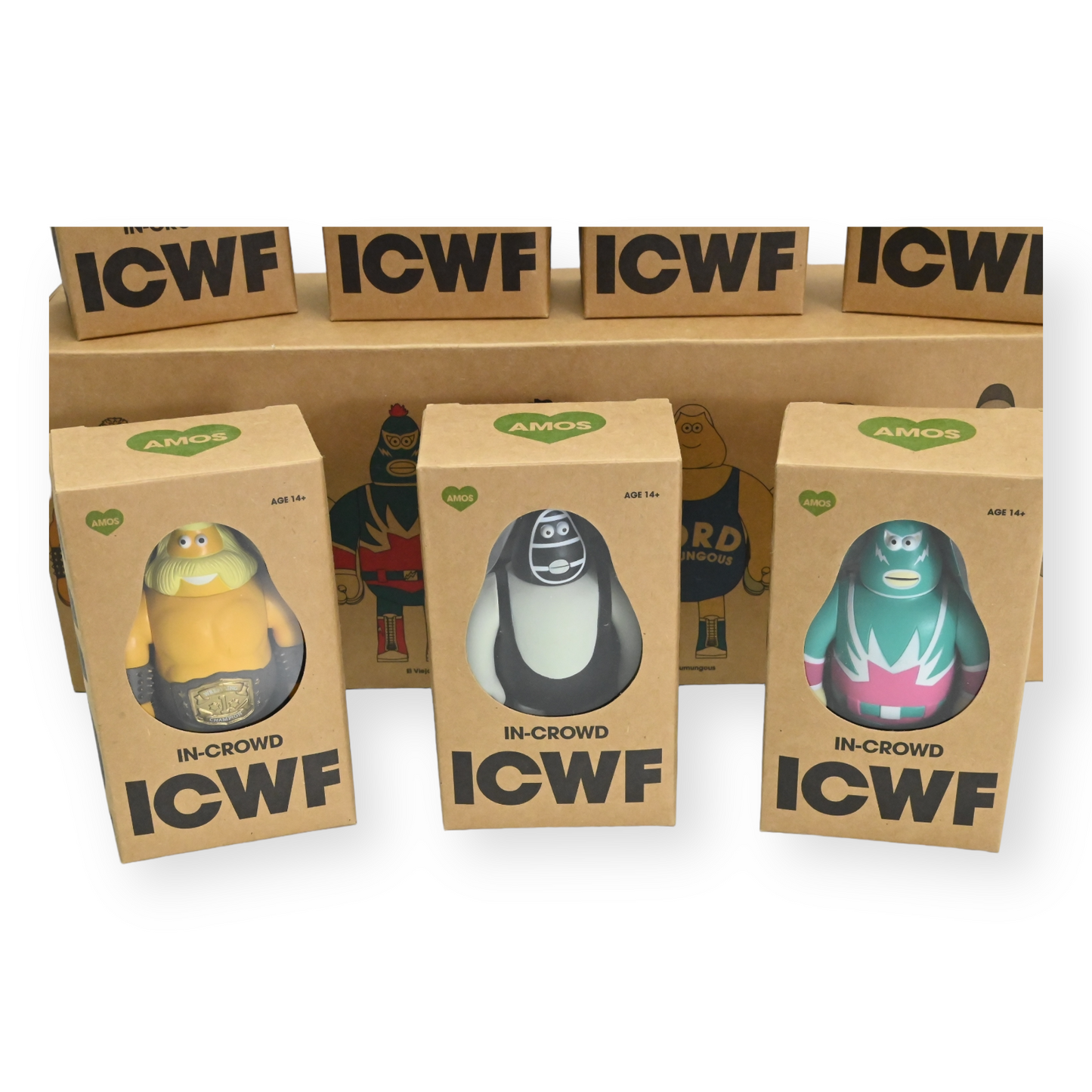 Amos Toys In-Crowd: Wrestling Federation Figures - Set of 7, James Jarvis