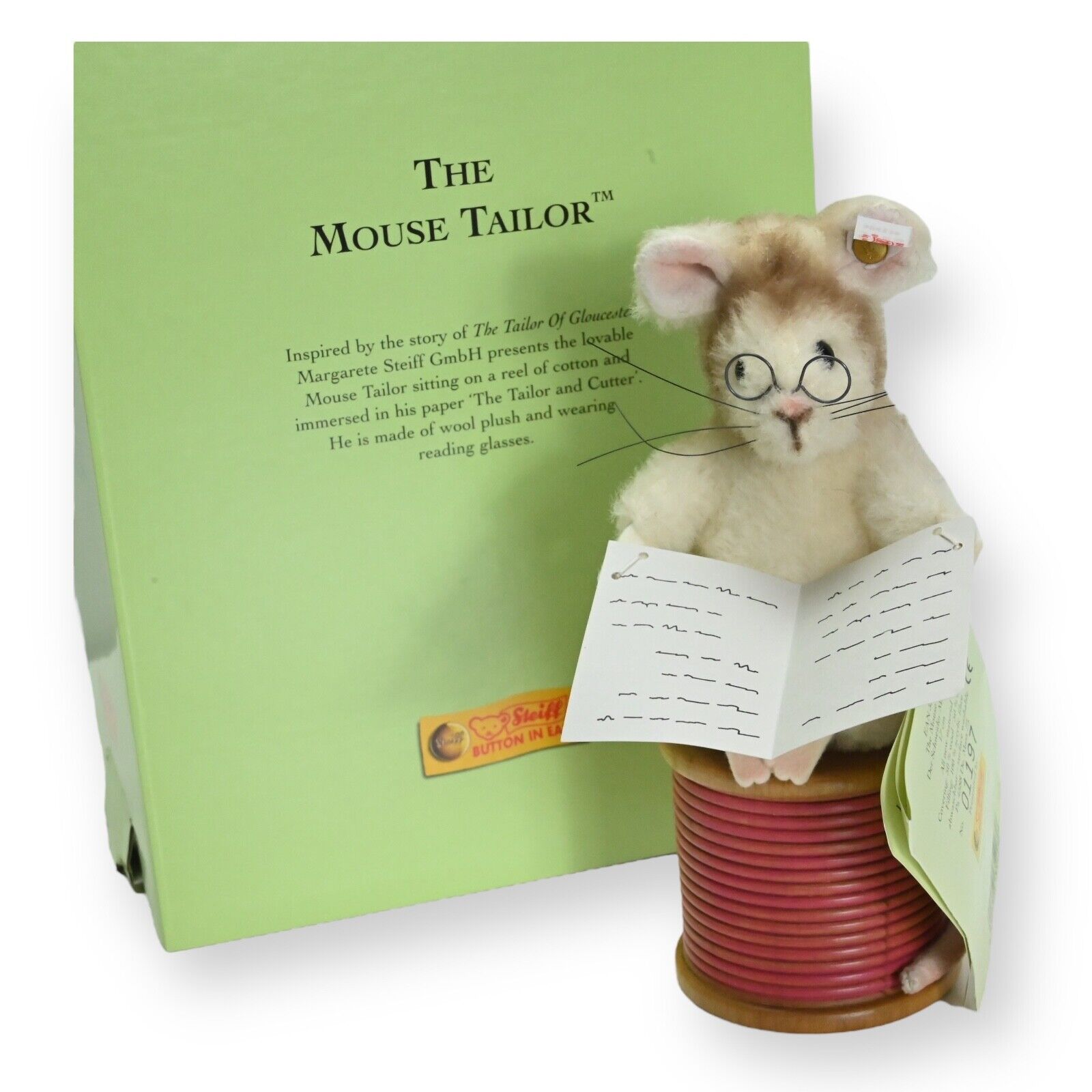 Steiff Beatrix Potter Collection The Mouse Tailor / LTD ED 354236 –  LoftVintageToys