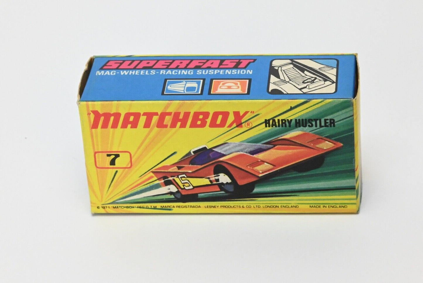 Matchbox Superfast No 7 Hairy Hustler in Original Box