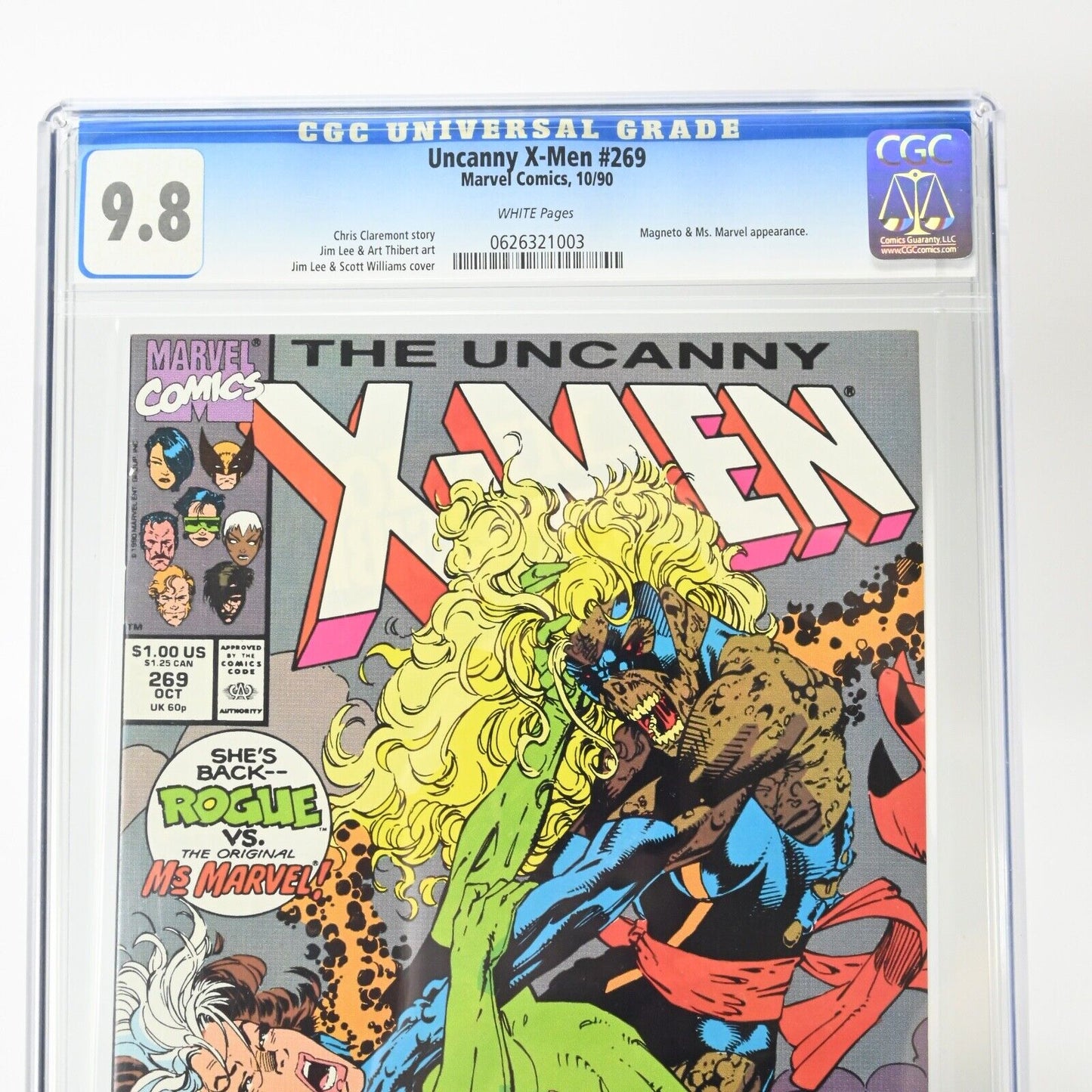 Uncanny X-Men #269 - CGC 9.8