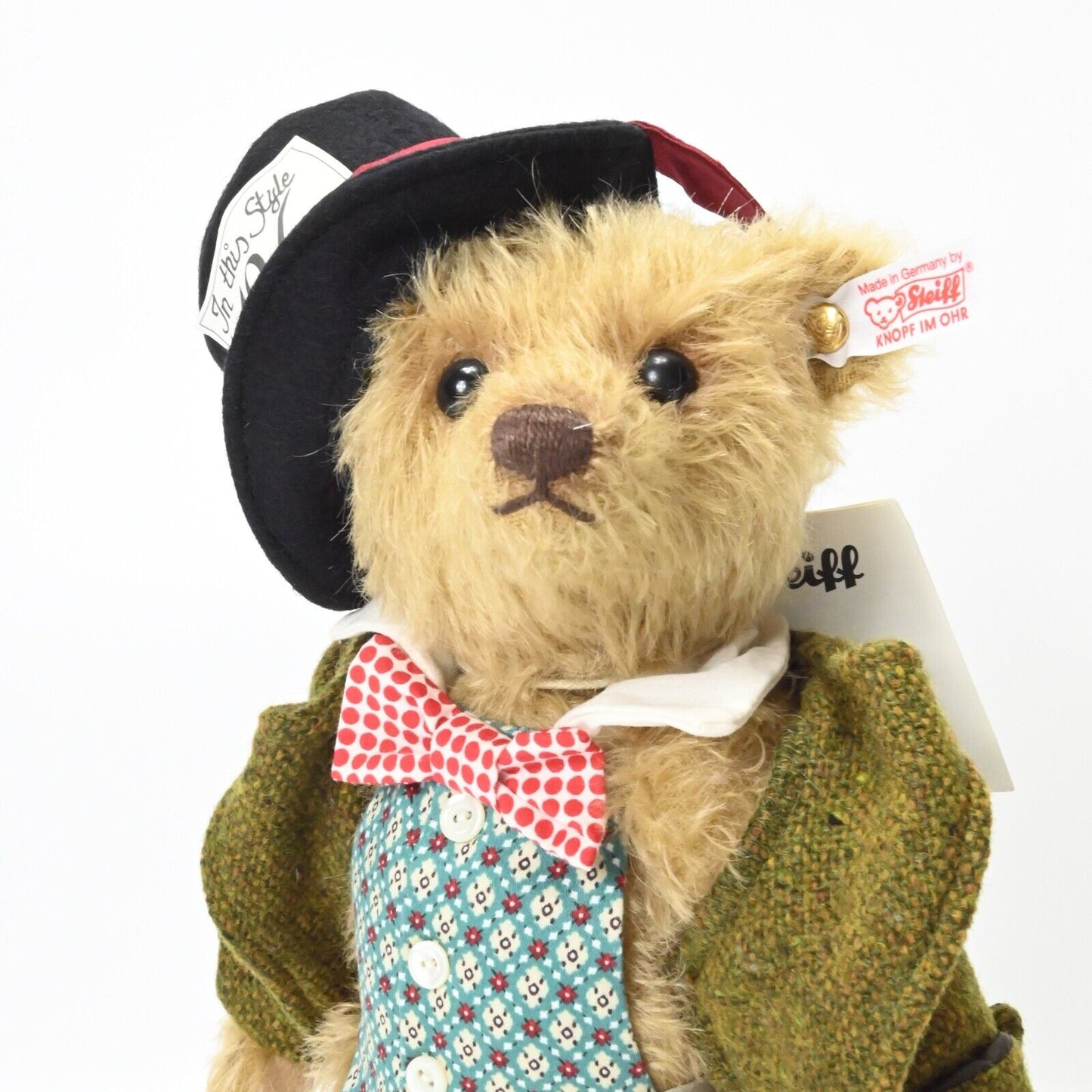 Steiff The Mad Hatter Teddy Bear - 034497 Limited Edition