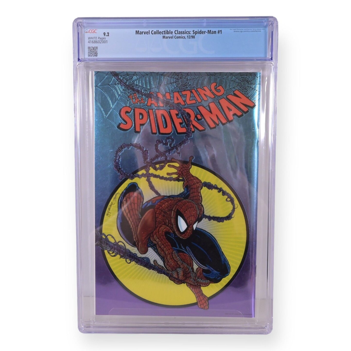 Marvel Collectible Classics: Spider-Man # 1 CGC 9.2 (1998) KEY ISSUE