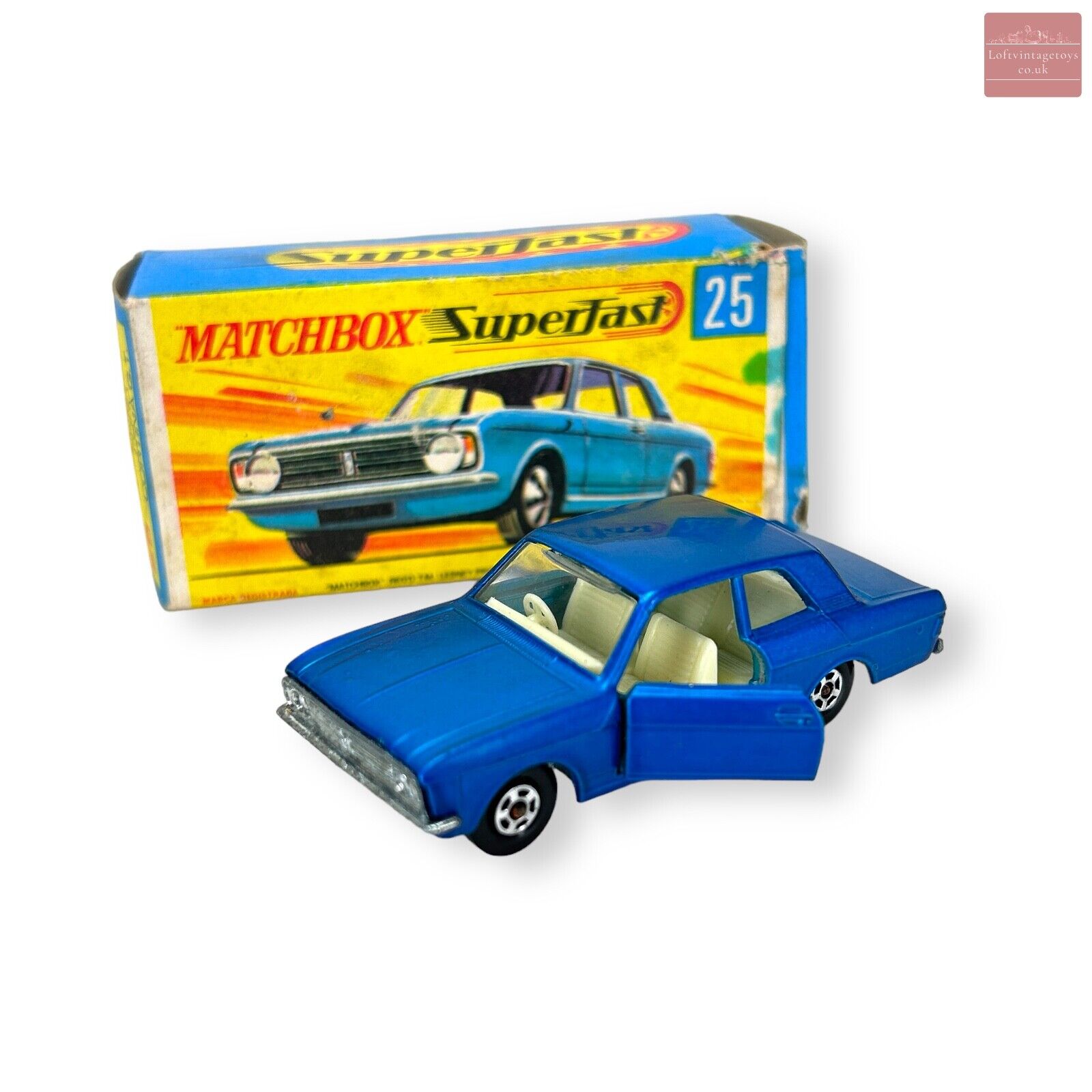 Matchbox Superfast No. 25 Ford Cortina G.T. – LoftVintageToys