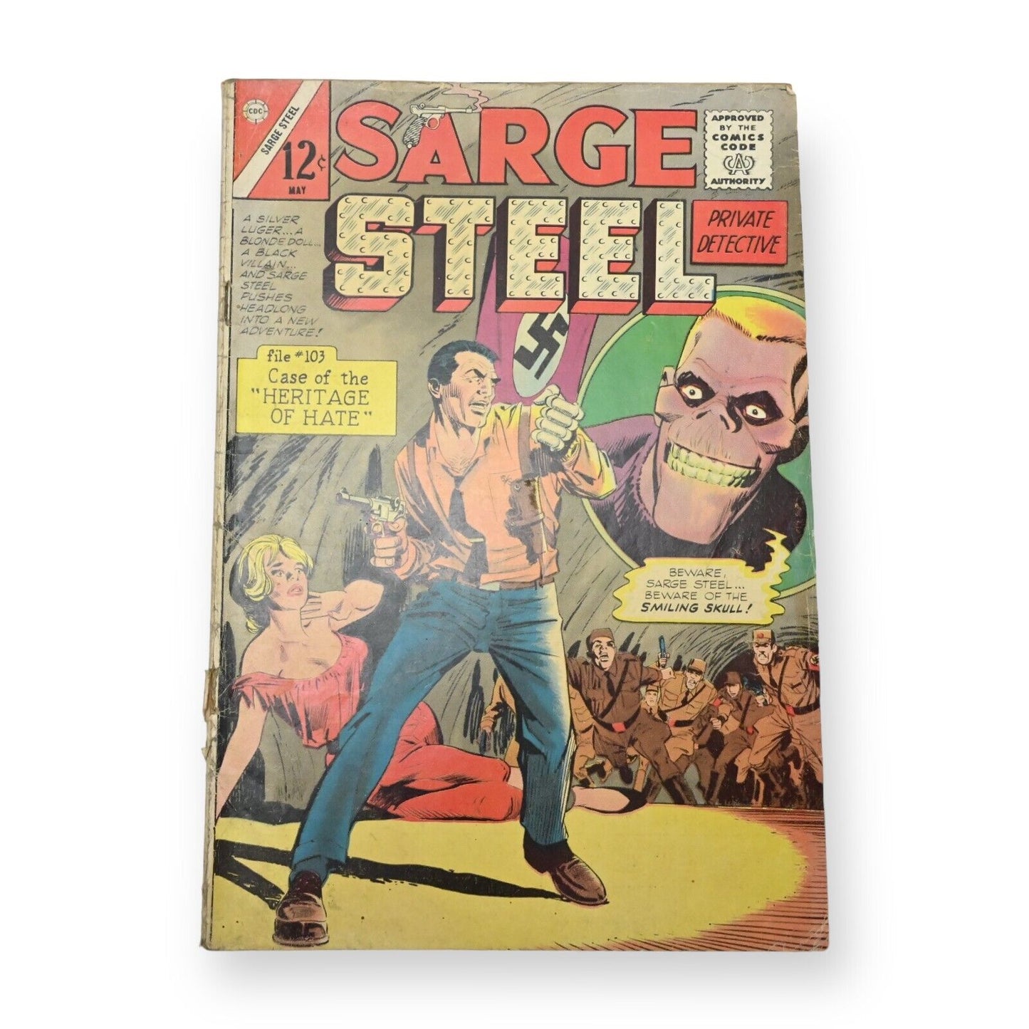 Sarge Steel #3 - 1st Appearance Smiling Skull (2.0- 3.5 Grade) 1965