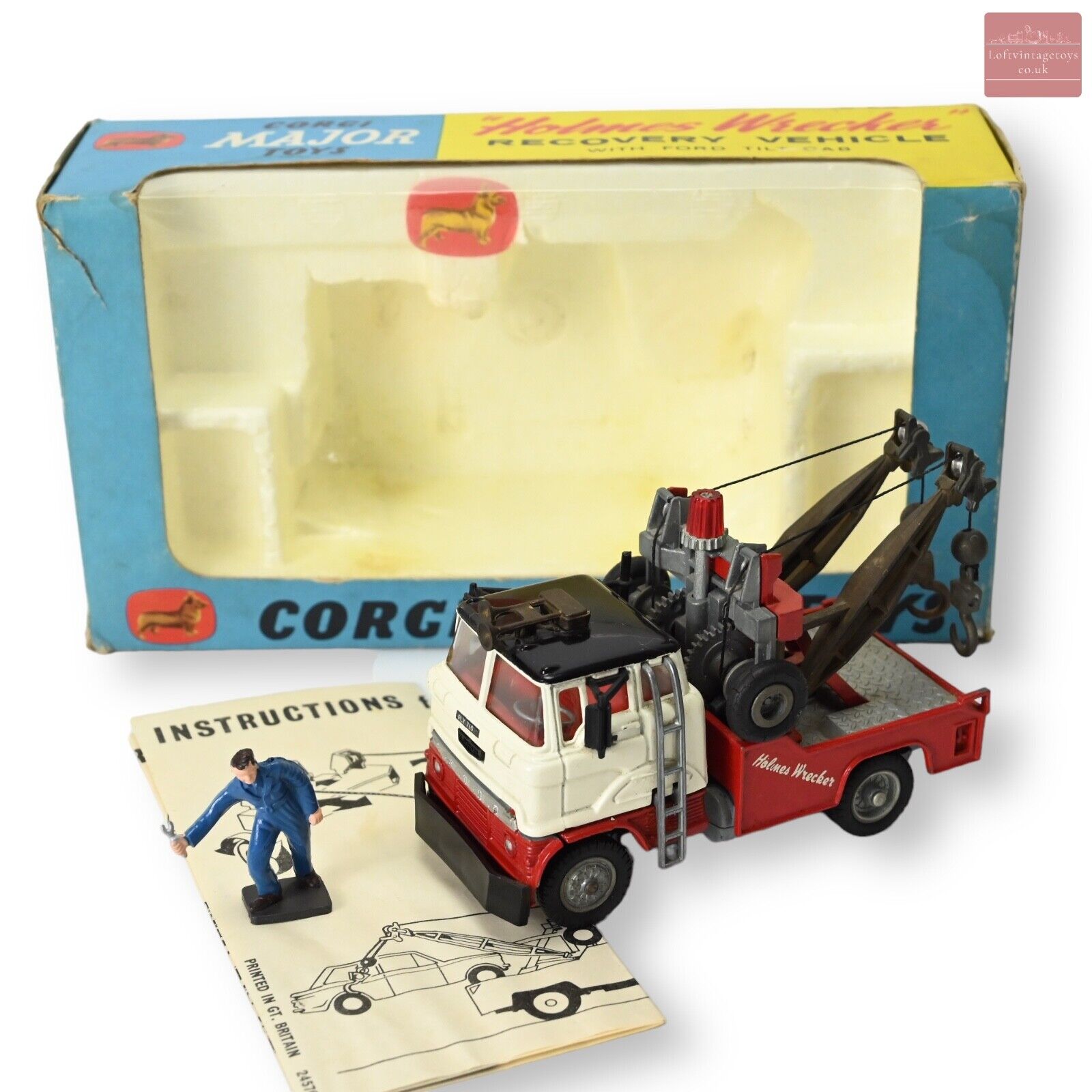 Corgi Major Toys 1142 Ford Holmes Wrecker LoftVintageToys