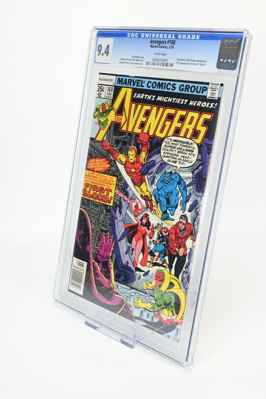 Die Avengers #168 CGC 9.4 - 1978 - Marvel Comics