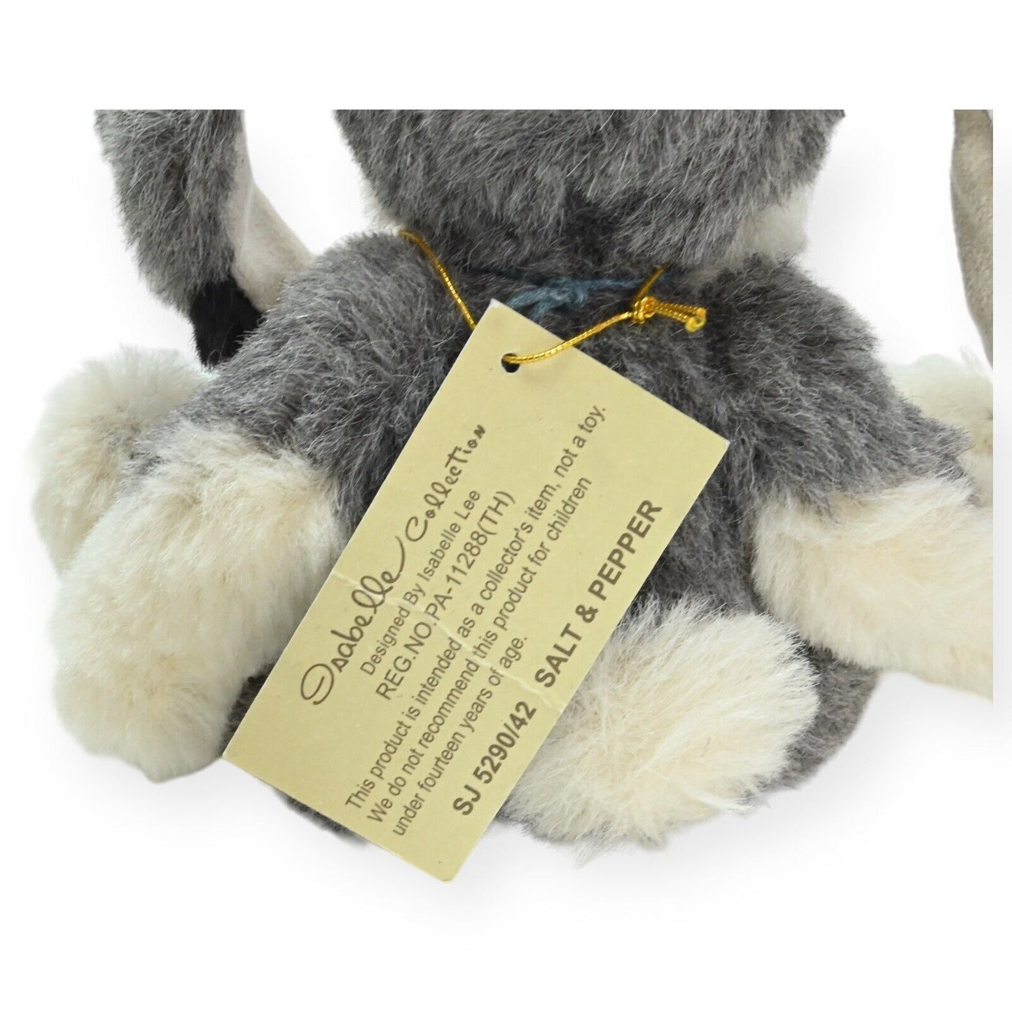 Charlie Bears Isabelle Collection Salt and Pepper Rabbit - SJ 5290/42