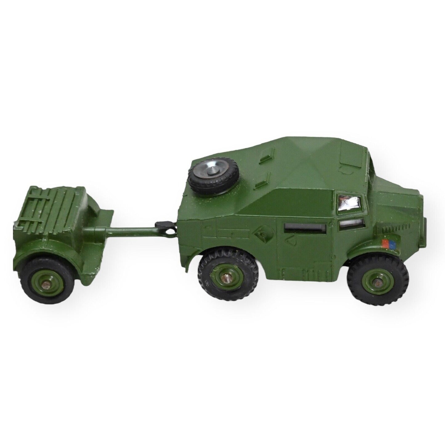 Dinky 697 25 Pounder Field Gun Set With Plastic Hubs