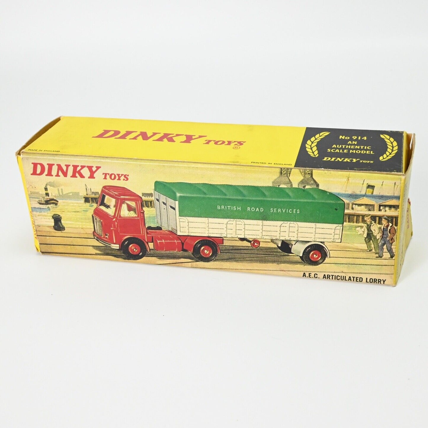 Dinky 914 Aec Articulated Lorry "British Road Services"