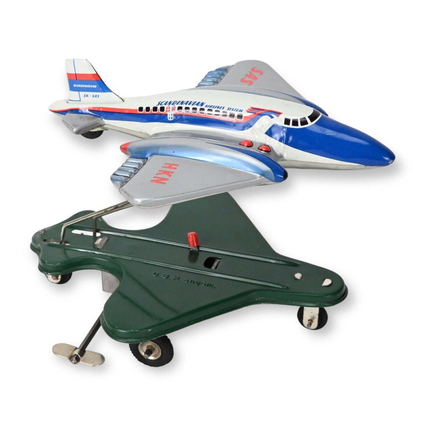Huki HKN Toys Flying Hops Jet No.10/5 Tinplate