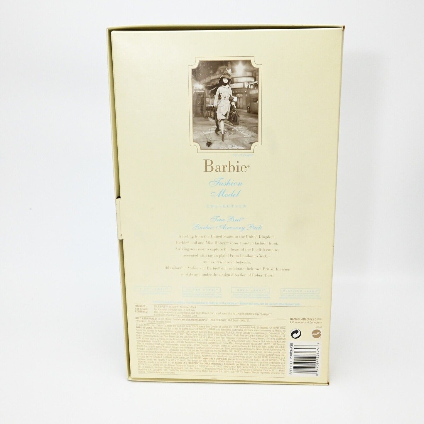 Mattel Barbie True Brit Accessory Pack: Gold Label #J0941