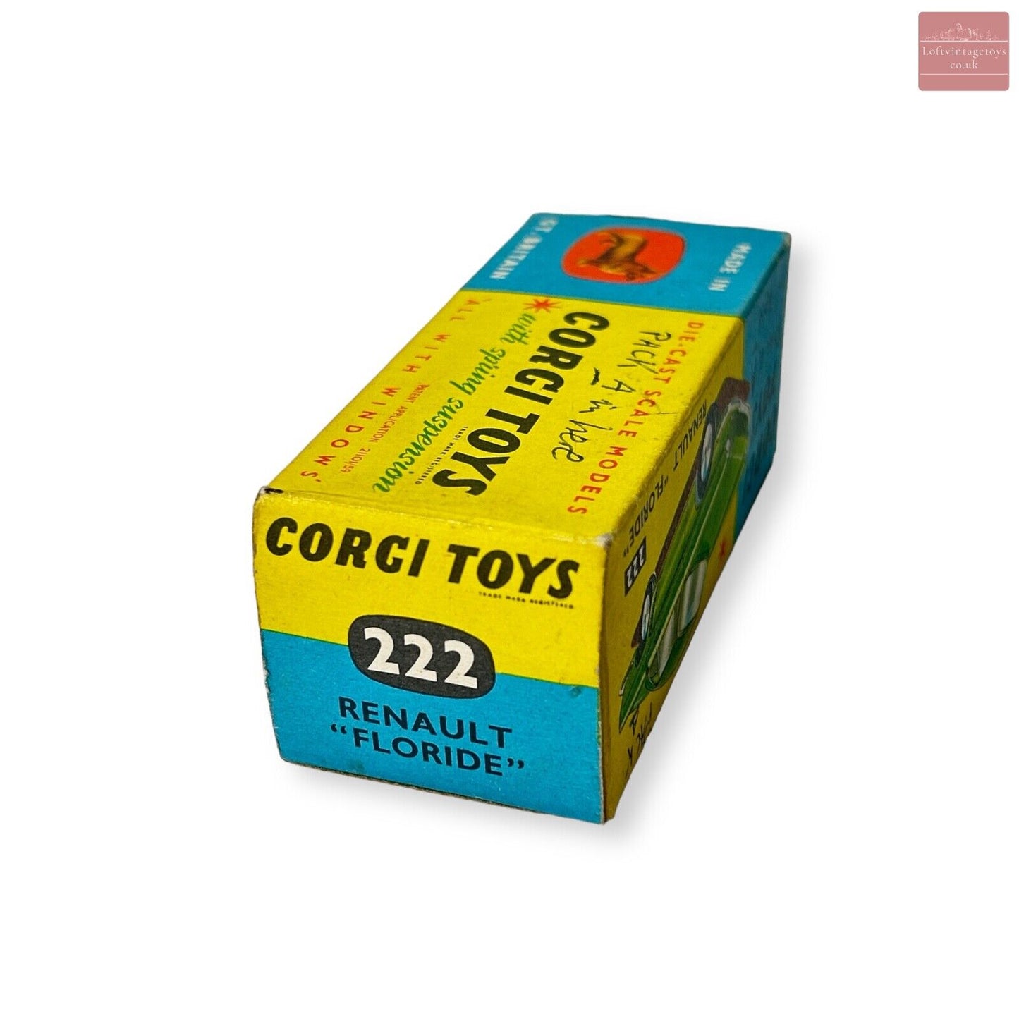 Corgi 222 Renault Floride Dark Red In Original Box