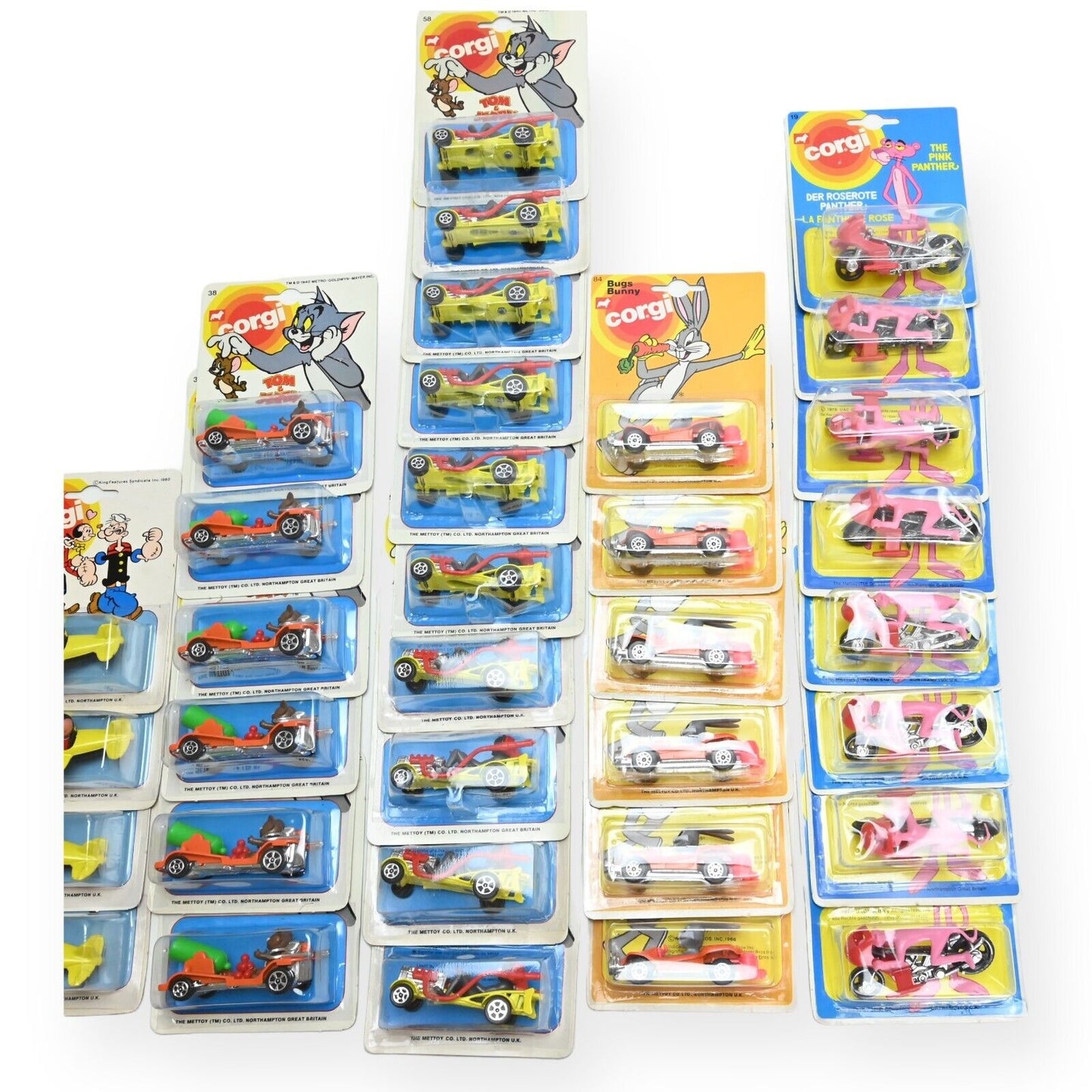 Corgi USA issue Cartoon Stars Shop Counter Display Trade Box * 38 items inside