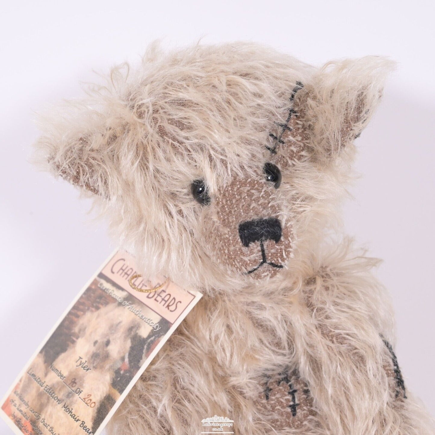 Charlie Bear Tyler Mohair Limited Edition of Only 200 RARE CBM16010