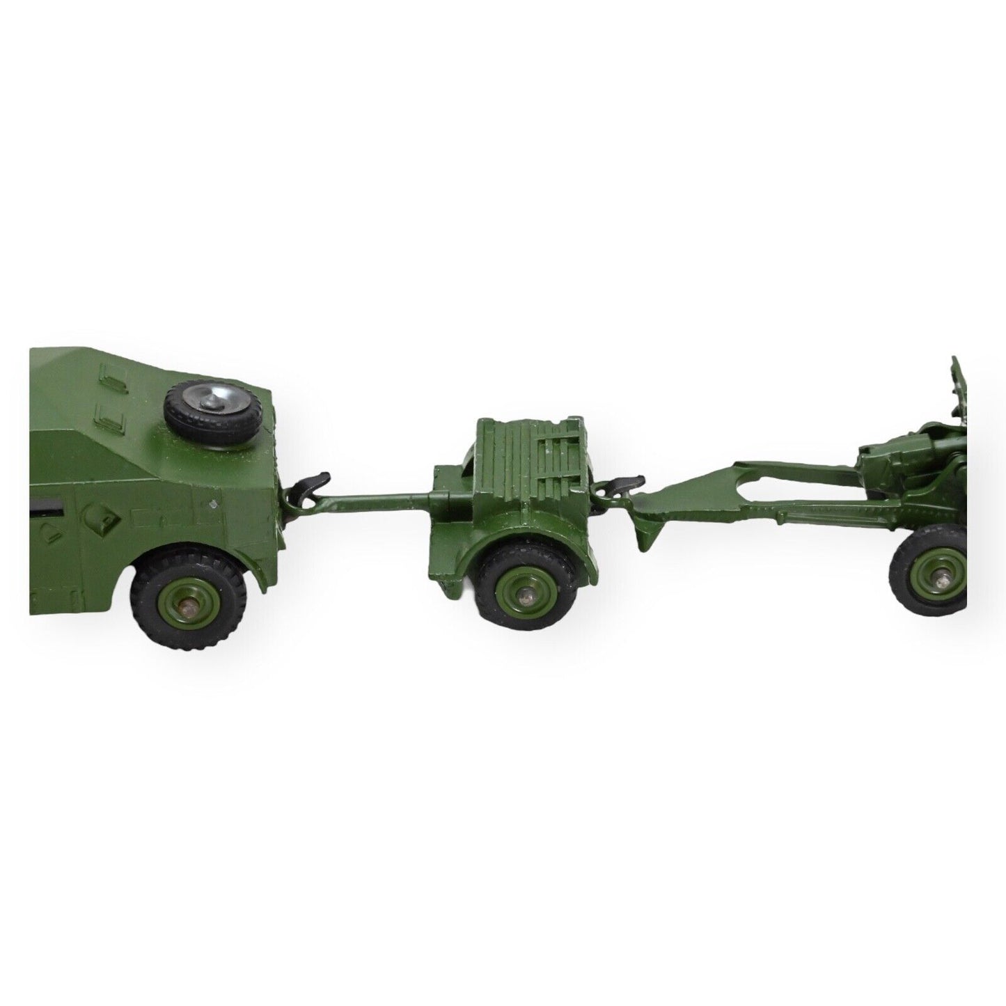 Dinky 697 25 Pounder Field Gun Set With Plastic Hubs