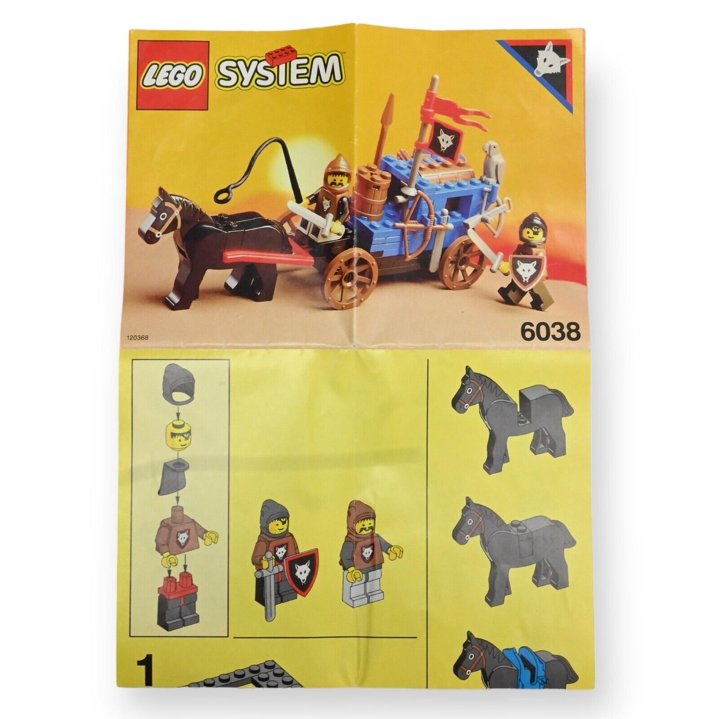 Lego 6038 System Castle Set Wolfpack Renegades