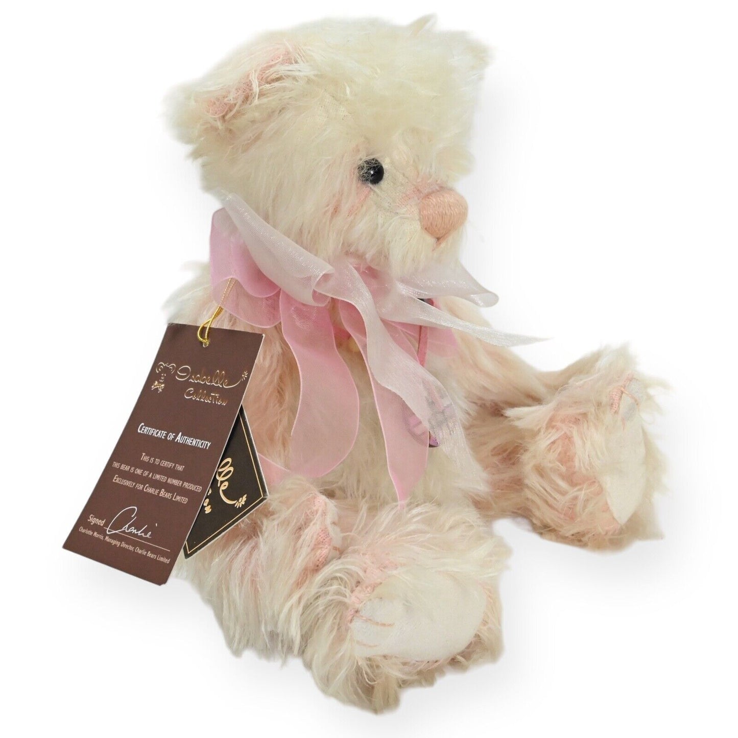 Charlie Bears Isabelle Collection Bon Bon Teddy Bear - SJ-4003A / LE 63 of 150