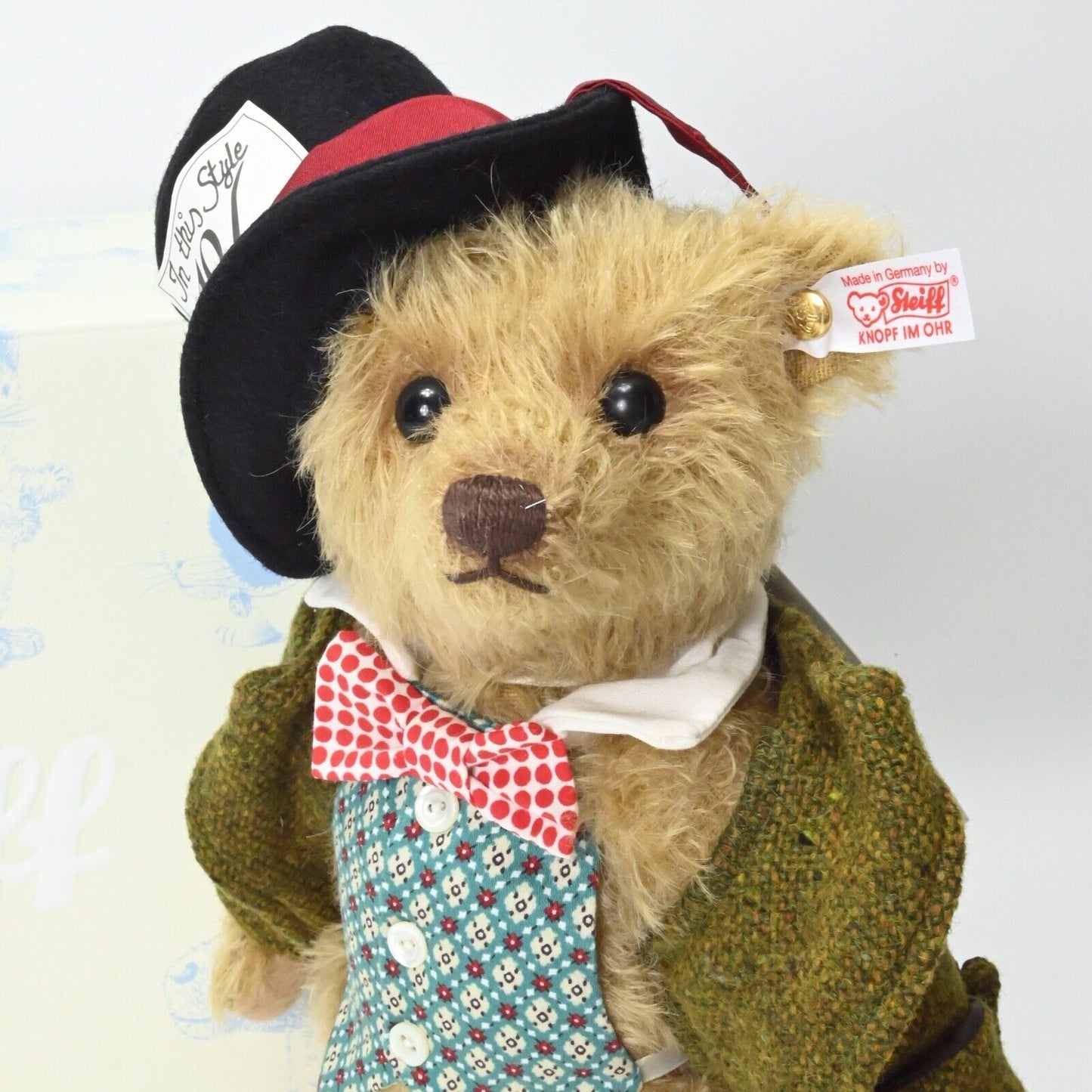Steiff The Mad Hatter Teddy Bear - 034497 Limited Edition