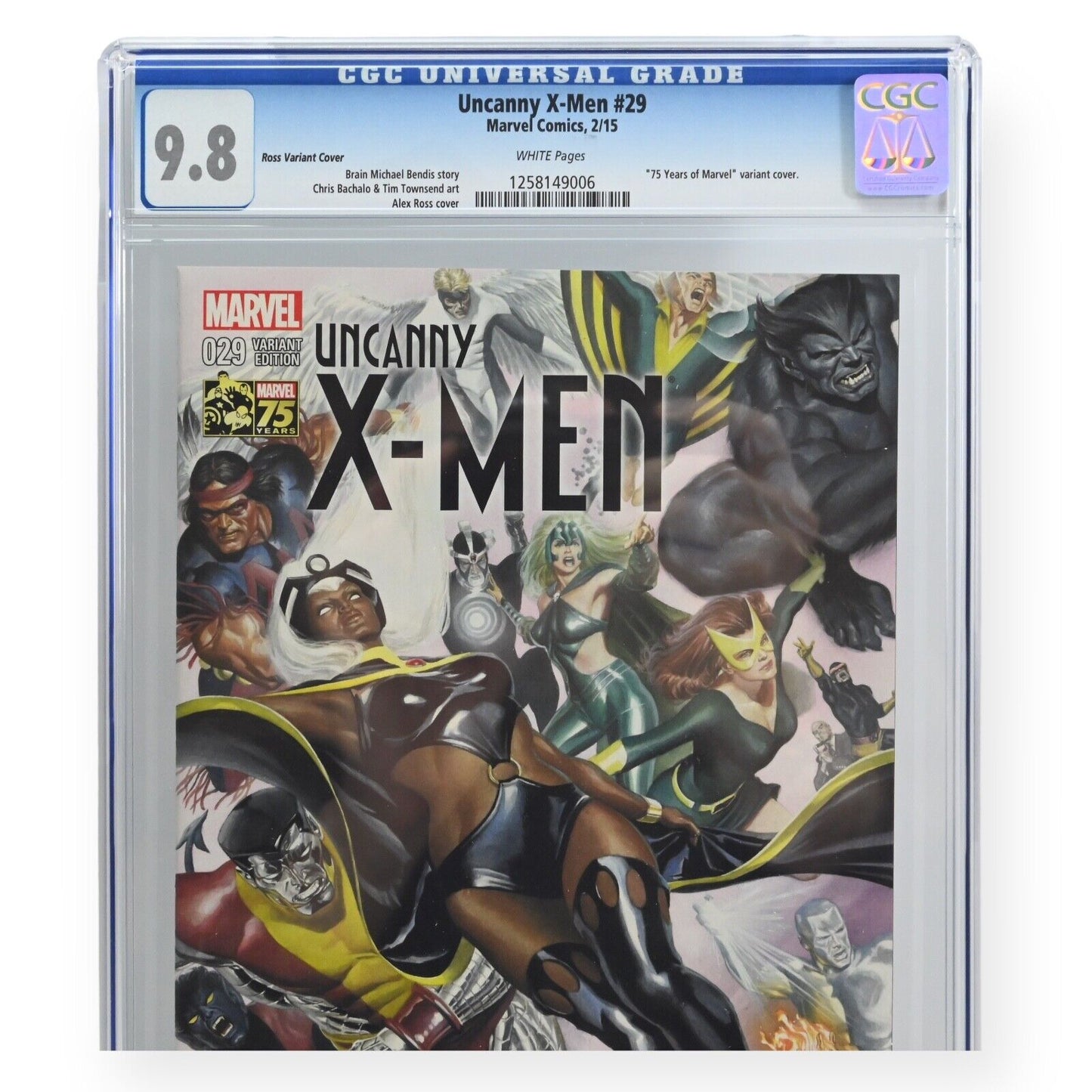 Uncanny X-Men #29 (Ross 75. Jubiläumsvariante) CGC 9.8