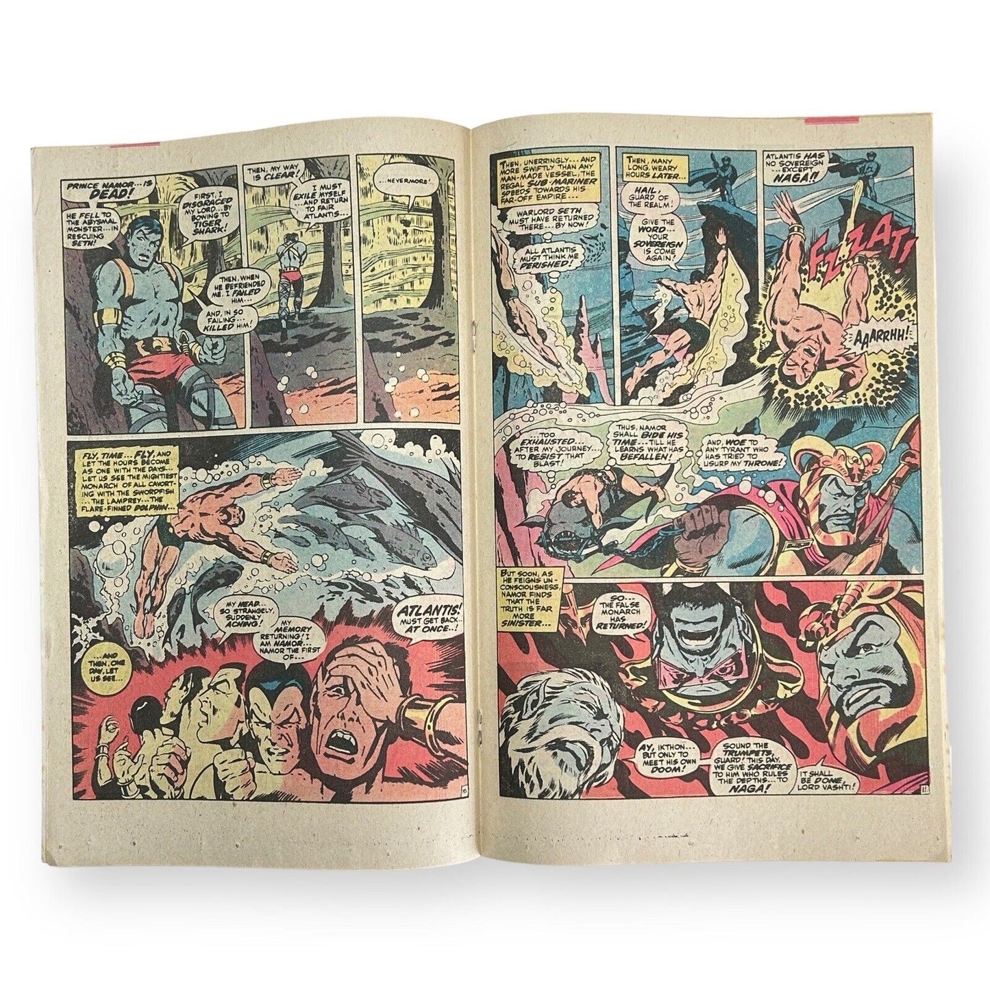 Sub-Mariner Ausgabe Nr. 9 – Marvel 1969 Pence Edition/ 🔑 Comic (Klasse 6,5–8)