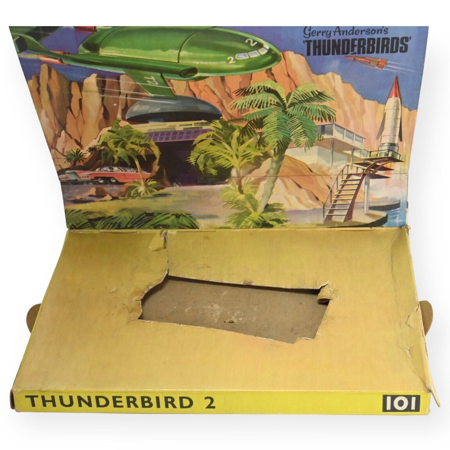 Dinky 101 Gerry Anderson's Thunderbird 2 & 4 - Metallic Aqua