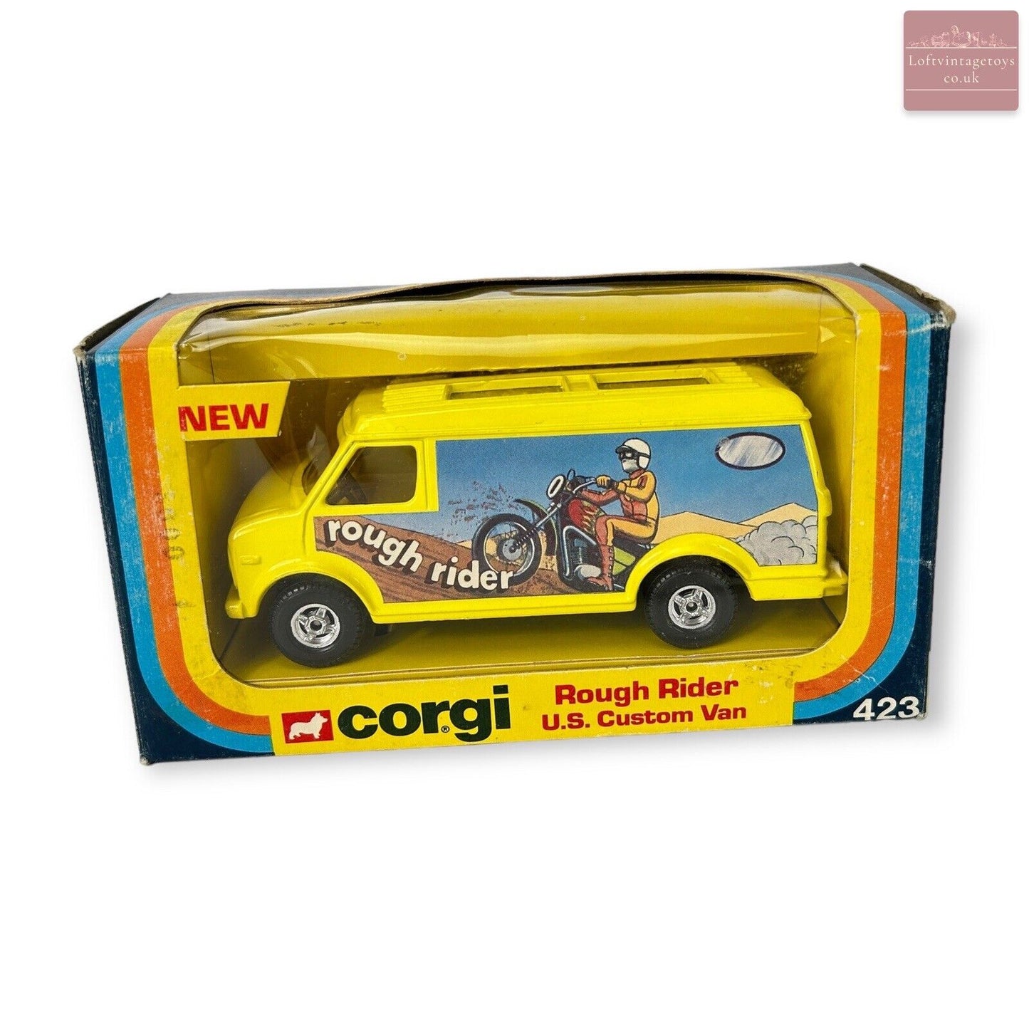 Corgi 423 Rough Rider US Custom Van in Original Box
