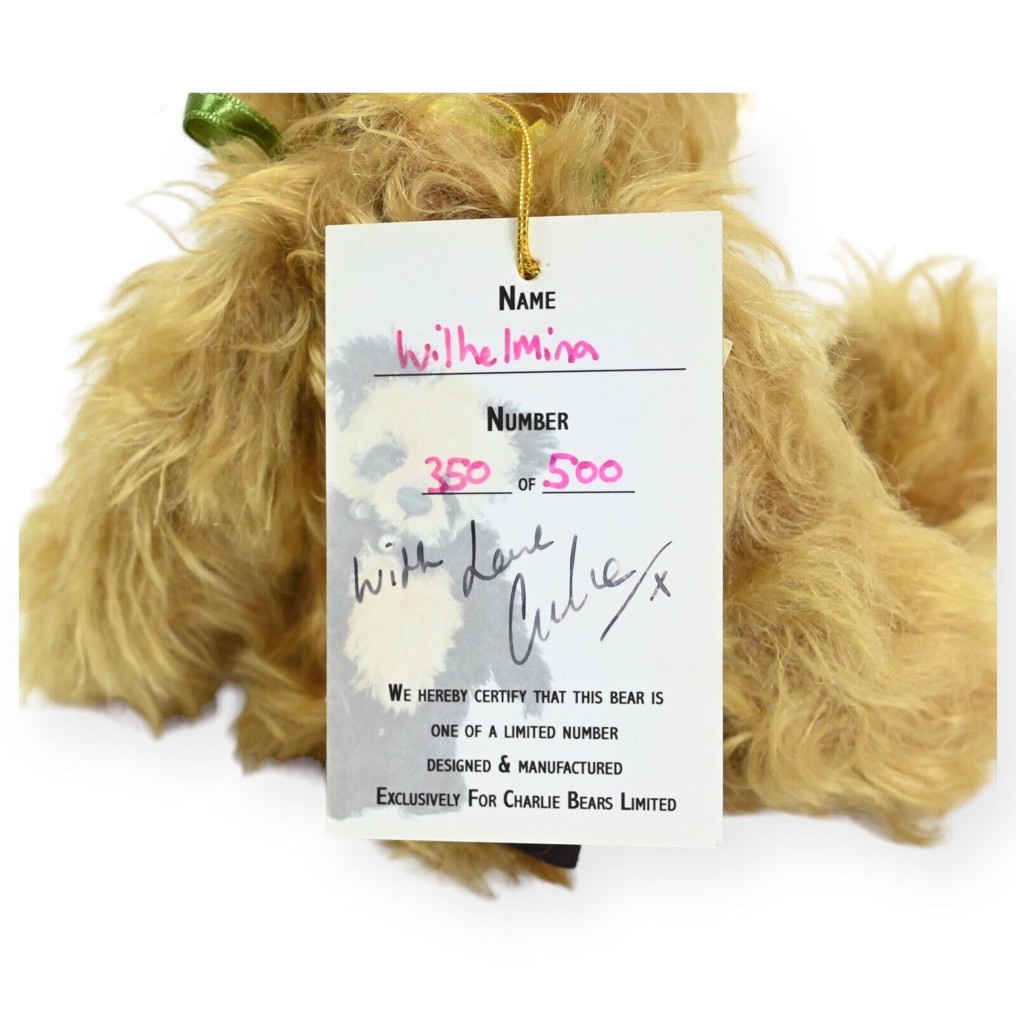 Charlie Bears Isabelle Collection Wilhelmina - SJ 4589 / LE 350 of 500