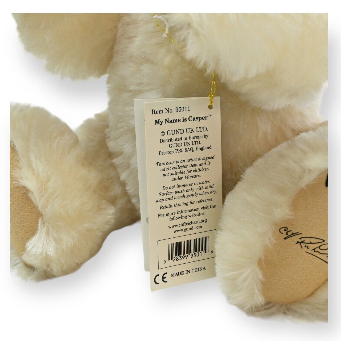 Gund Cliff Richard Casper Teddybär von Susan Johnson