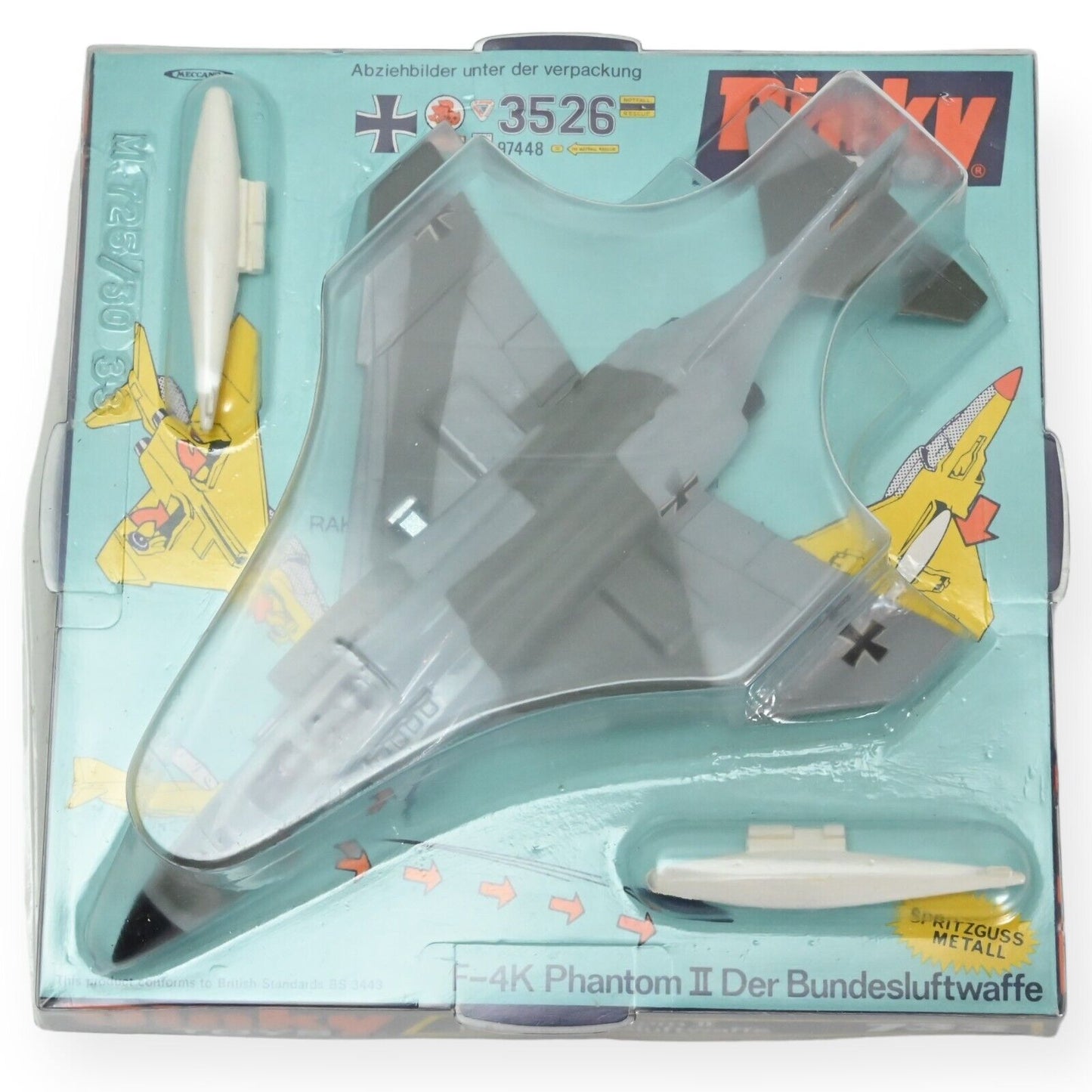 Dinky 733 F-4K Phantom II Aircraft / Der Bundesluftwaffe - NR Mint - Mint