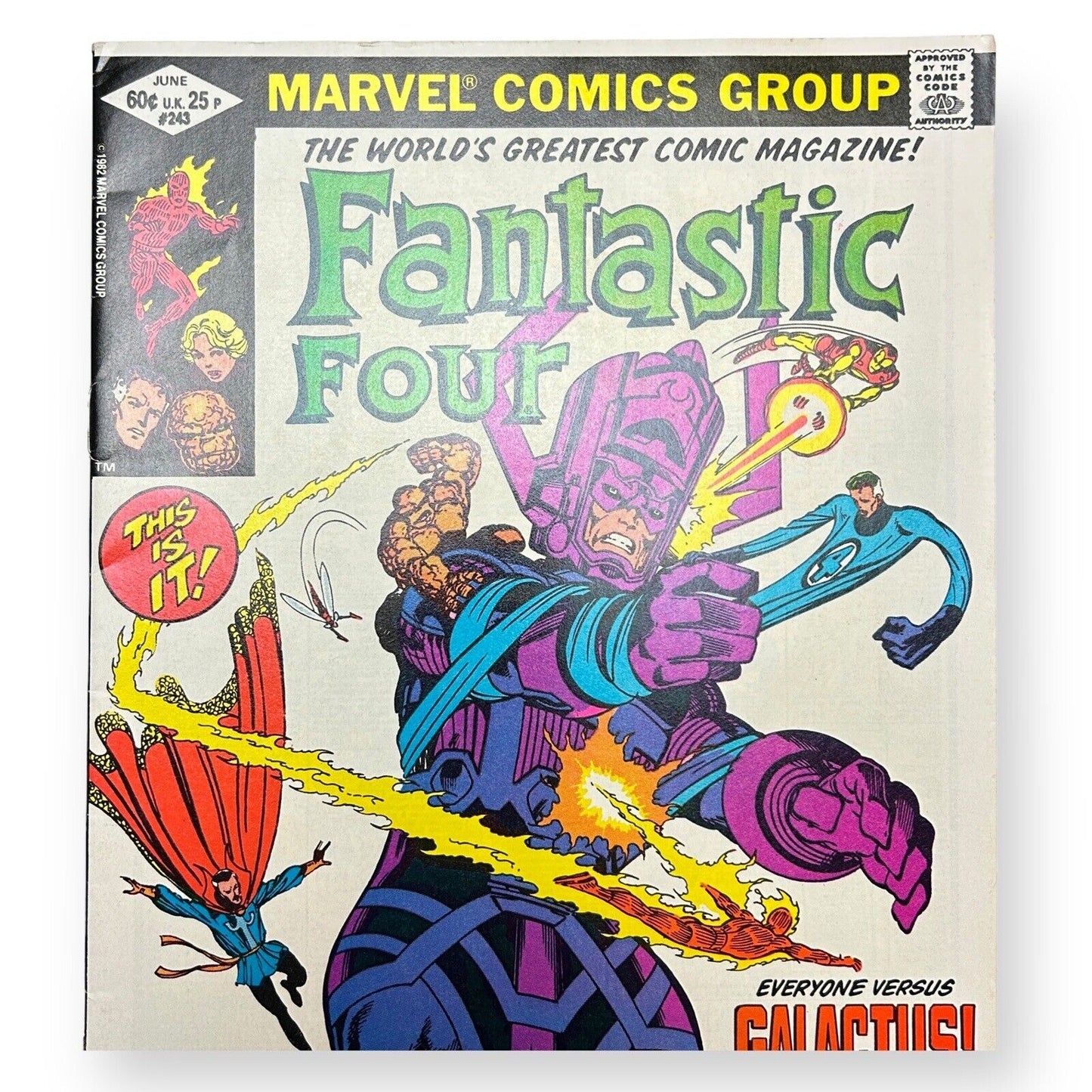 Fantastic Four Ausgabe Nr. 243 – 1982 Direktausgabe / 7,5 – 8,5 Klasse