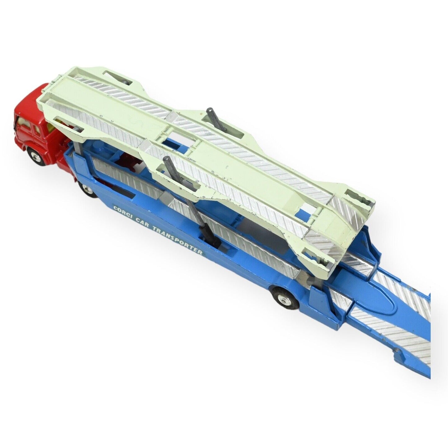 Corgi 1105 Bedford Tk Carrimore Car Transporter - Red Cab