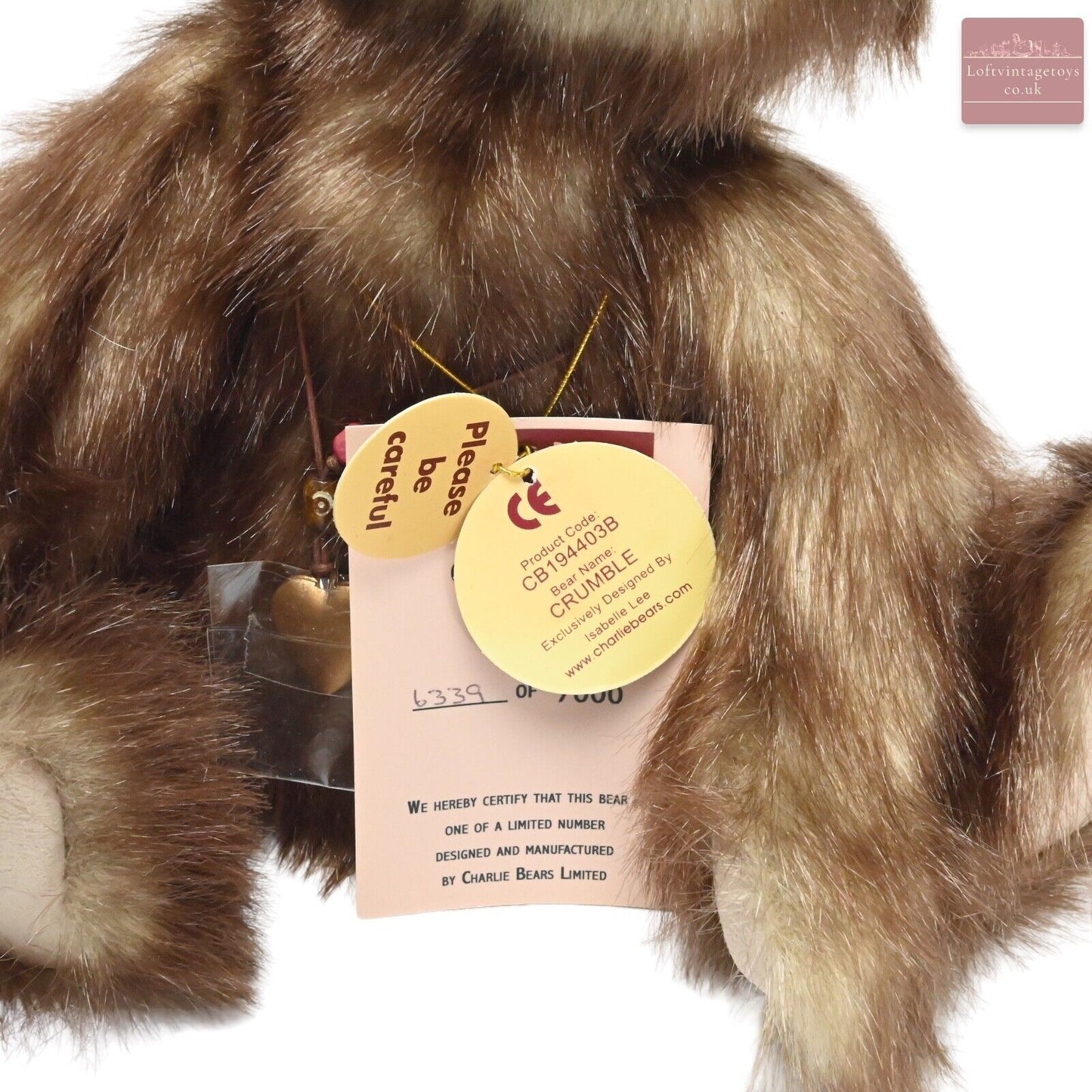 Charlie Bears Crumble - CB 194403B