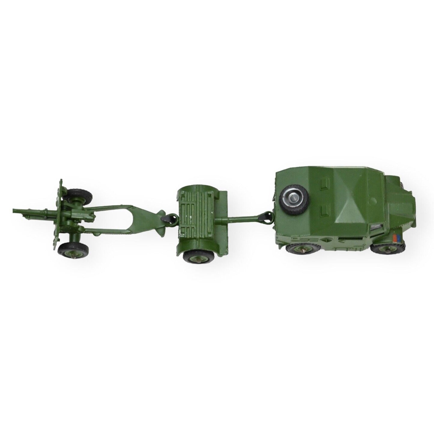 Dinky 697 25 Pounder Field Gun Set With Plastic Hubs
