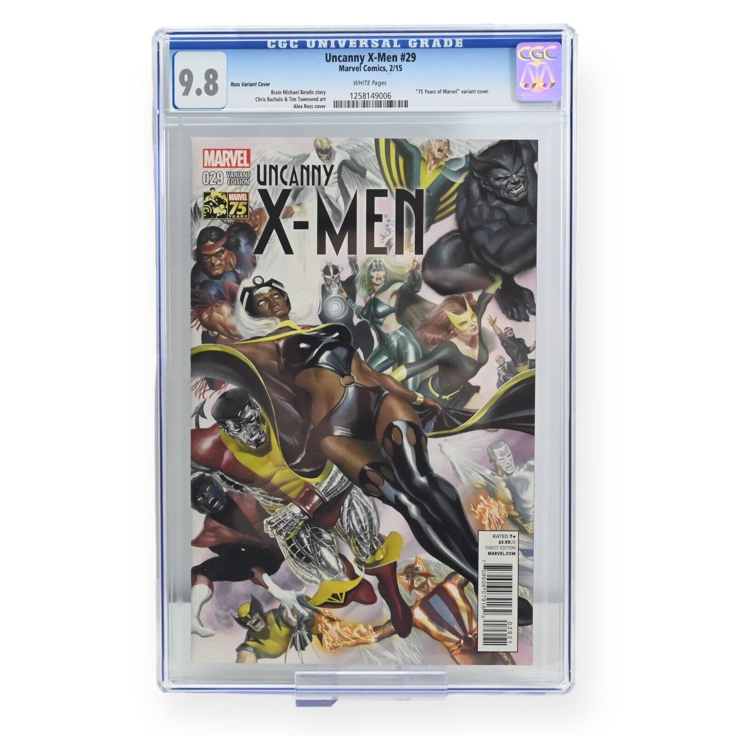 Uncanny X-Men #29 (Ross 75. Jubiläumsvariante) CGC 9.8