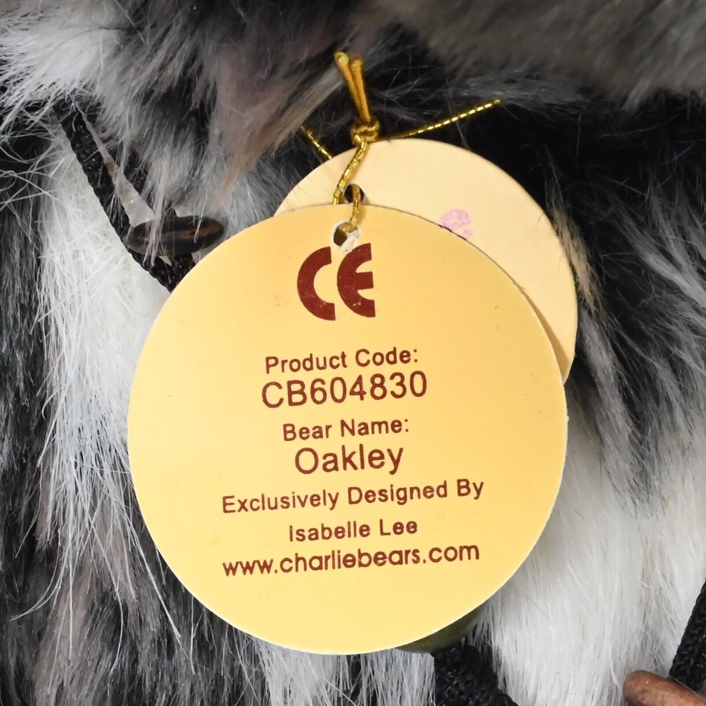 Charlie Bears Oakley Teddy Bear - CB604830
