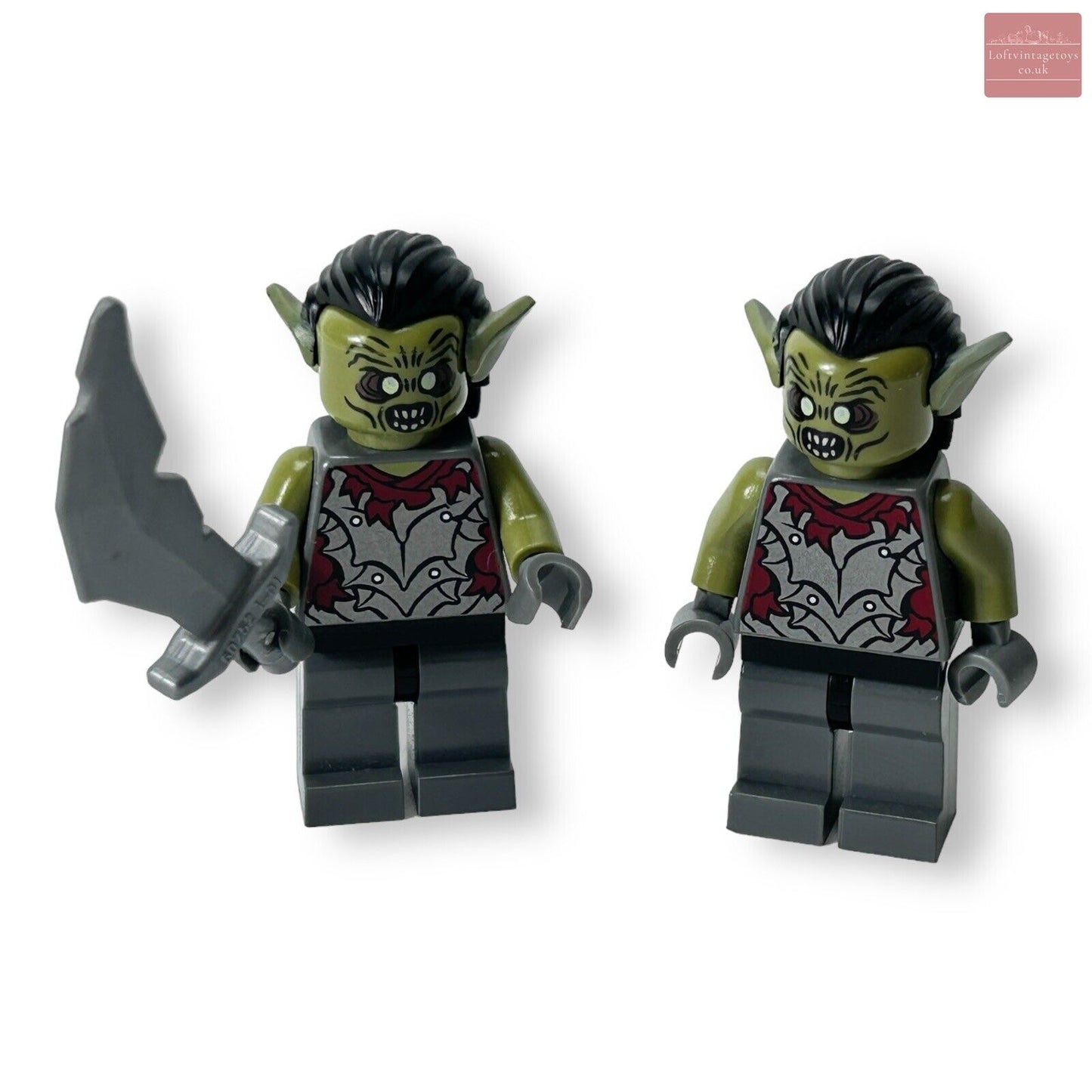 Lego Lord Of The Rings Mini Figure Moria Orc * 2 - Lor011