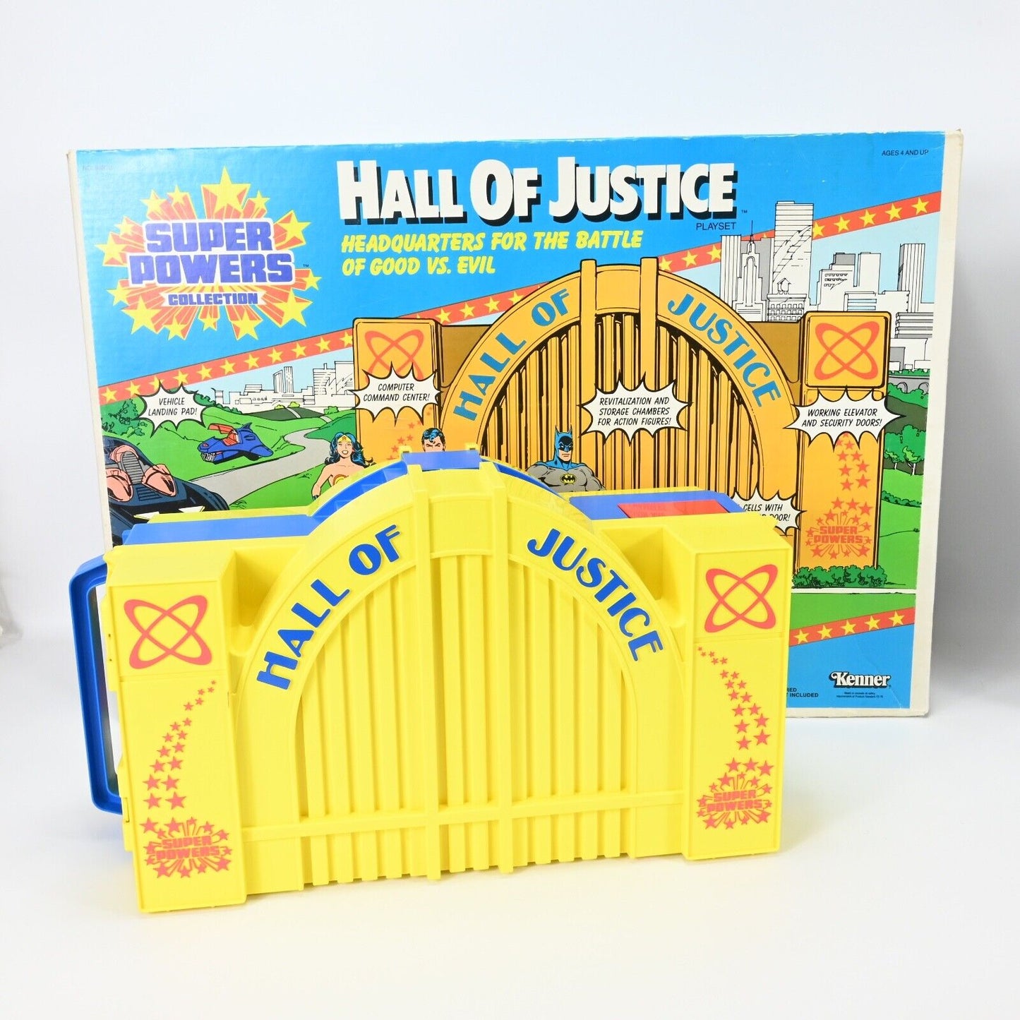 Kenner Super Powers 1984 Hall Of Justice Playset