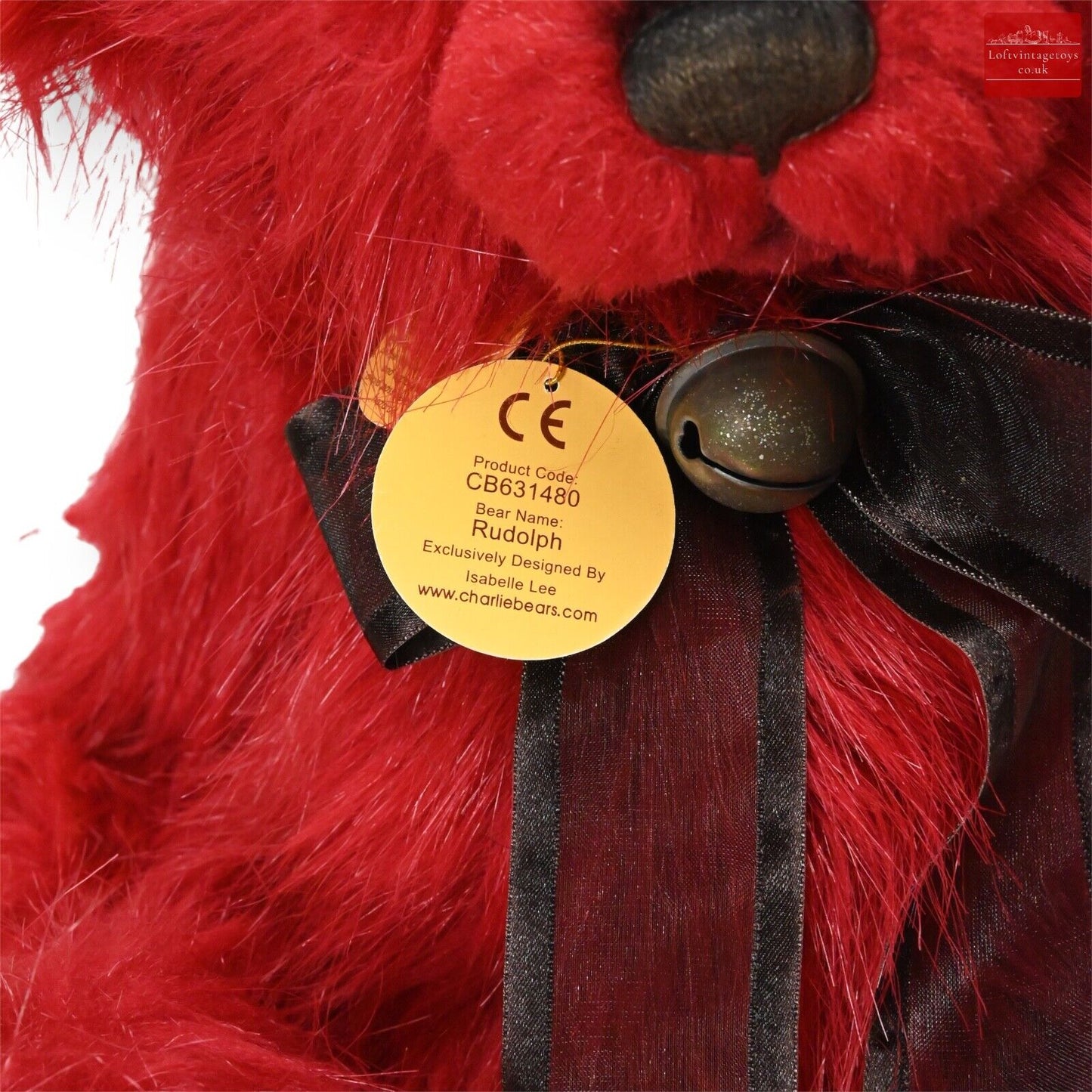 Charlie Bears Rudolph Teddy Bear - CB631480