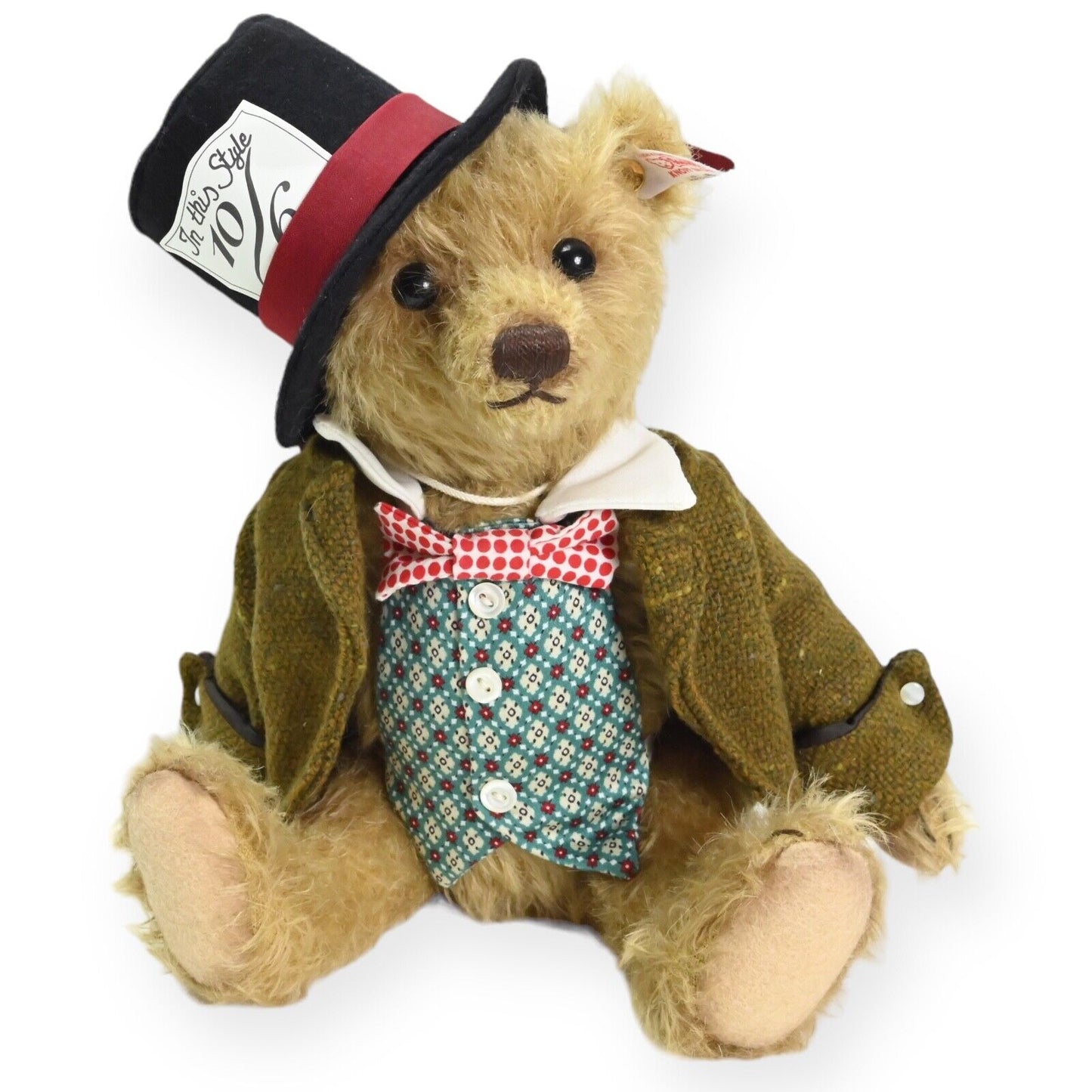 Steiff The Mad Hatter Teddy Bear -- 034497 Limited Edition