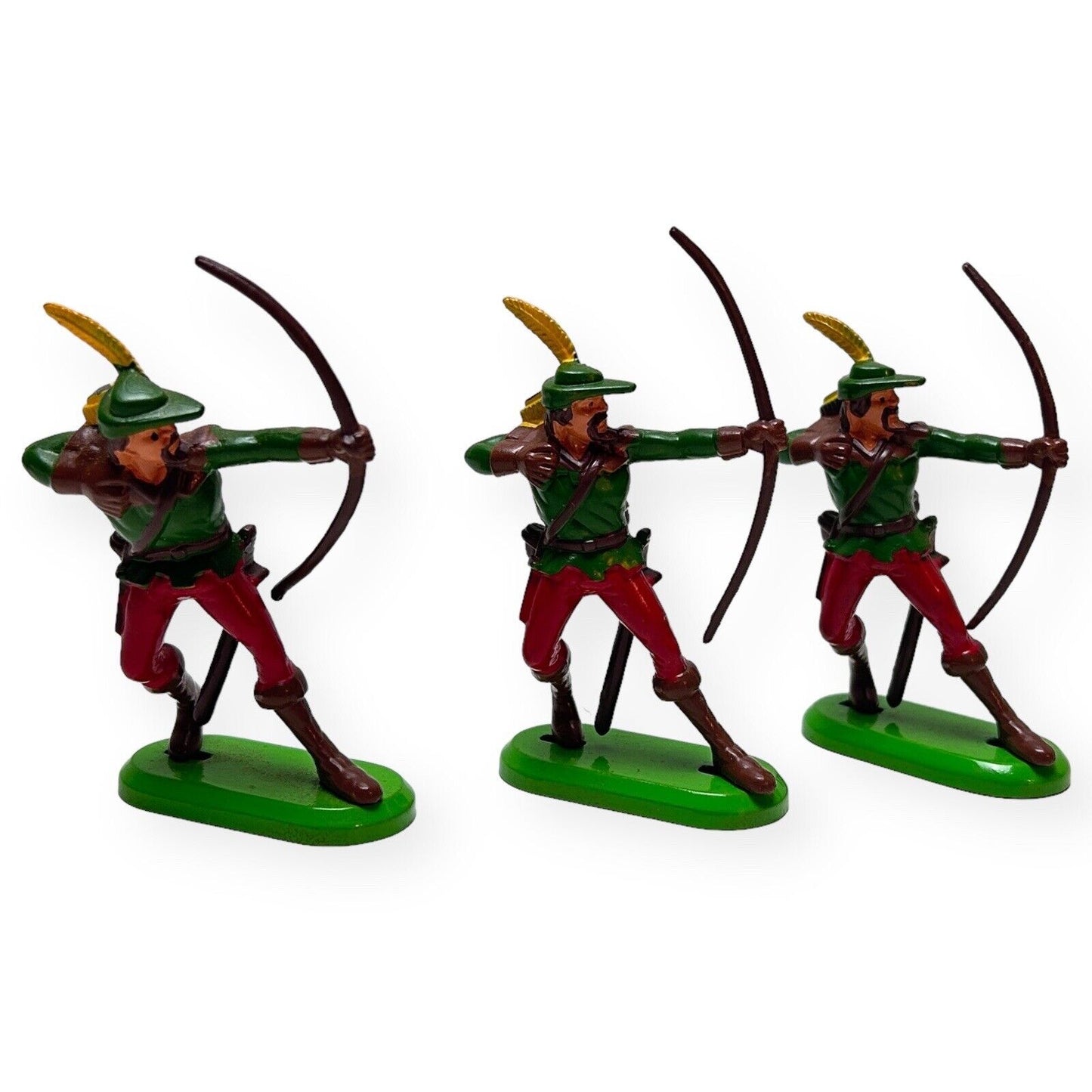 Britains Robin Hood, Maid Marian, Little John, Friar Tuck and Others (lot4)