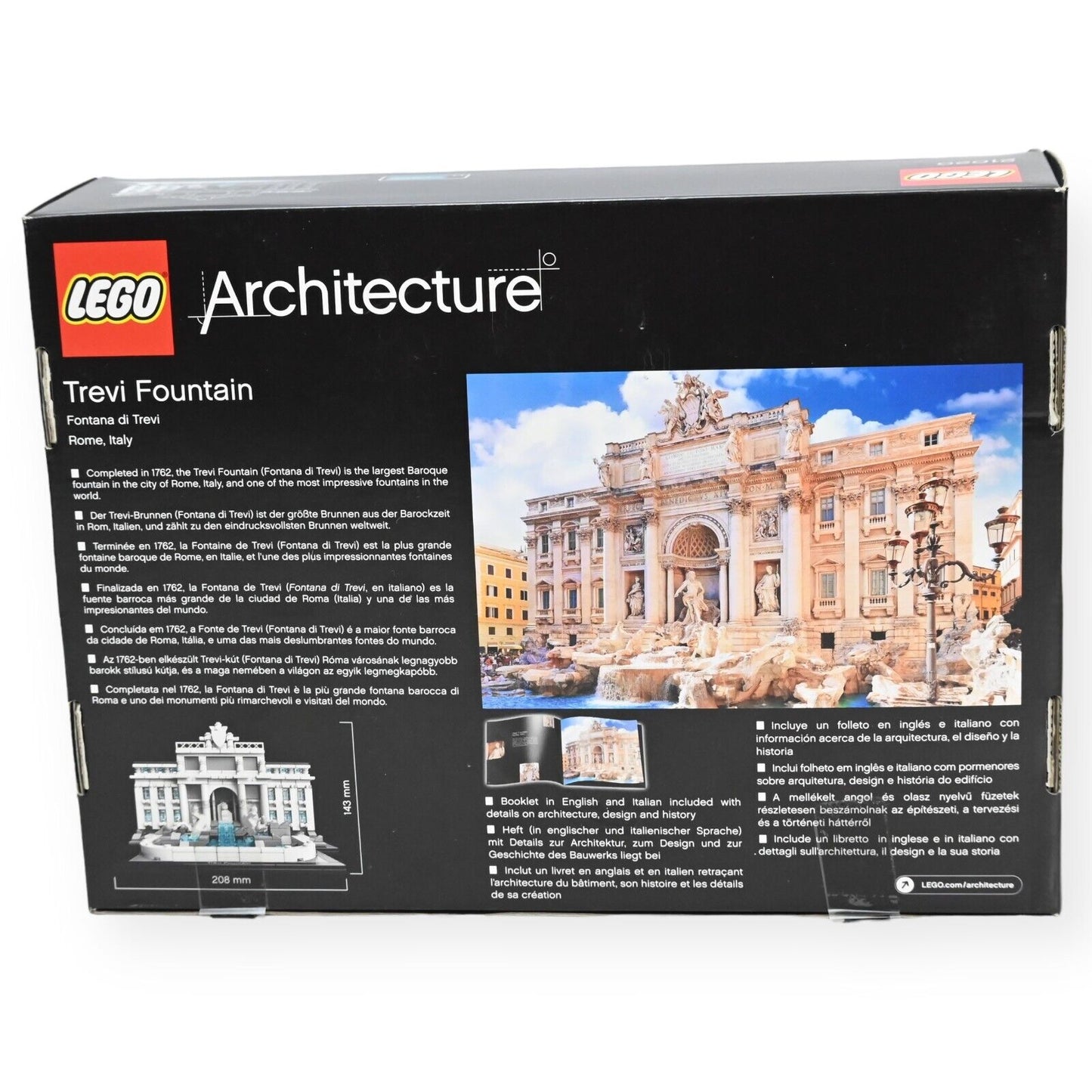Lego Architecture 21020 Trevi-Brunnen – Rom, Italien / Neu & Versiegelt